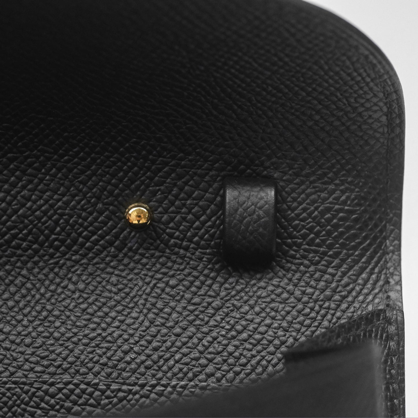Hermès Maillon To Go Epsom Noir 89 Gold Hardware