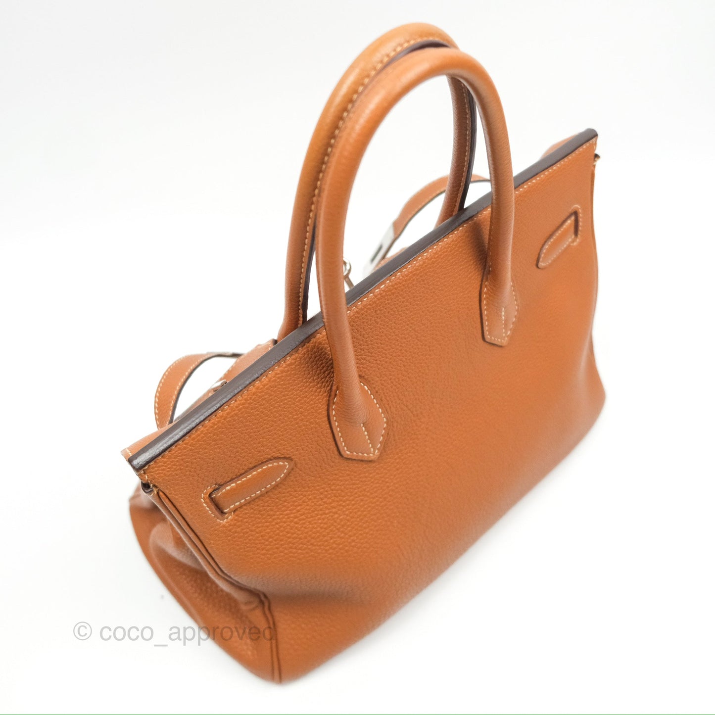 Hermès Birkin 30 Retourne Gold Clemence Palladium Hardware