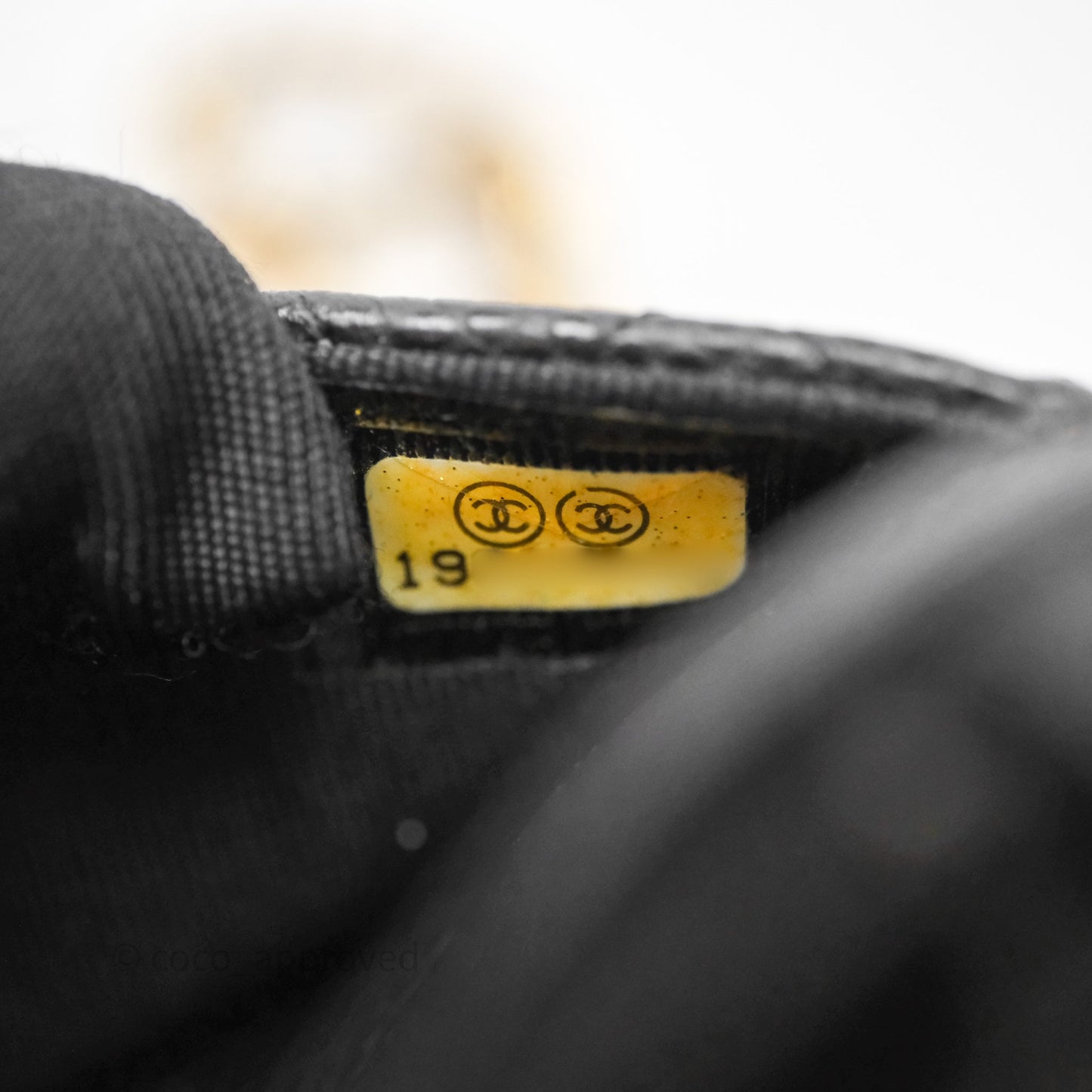 Chanel Quilted WOC Black Caviar Gold Hardware