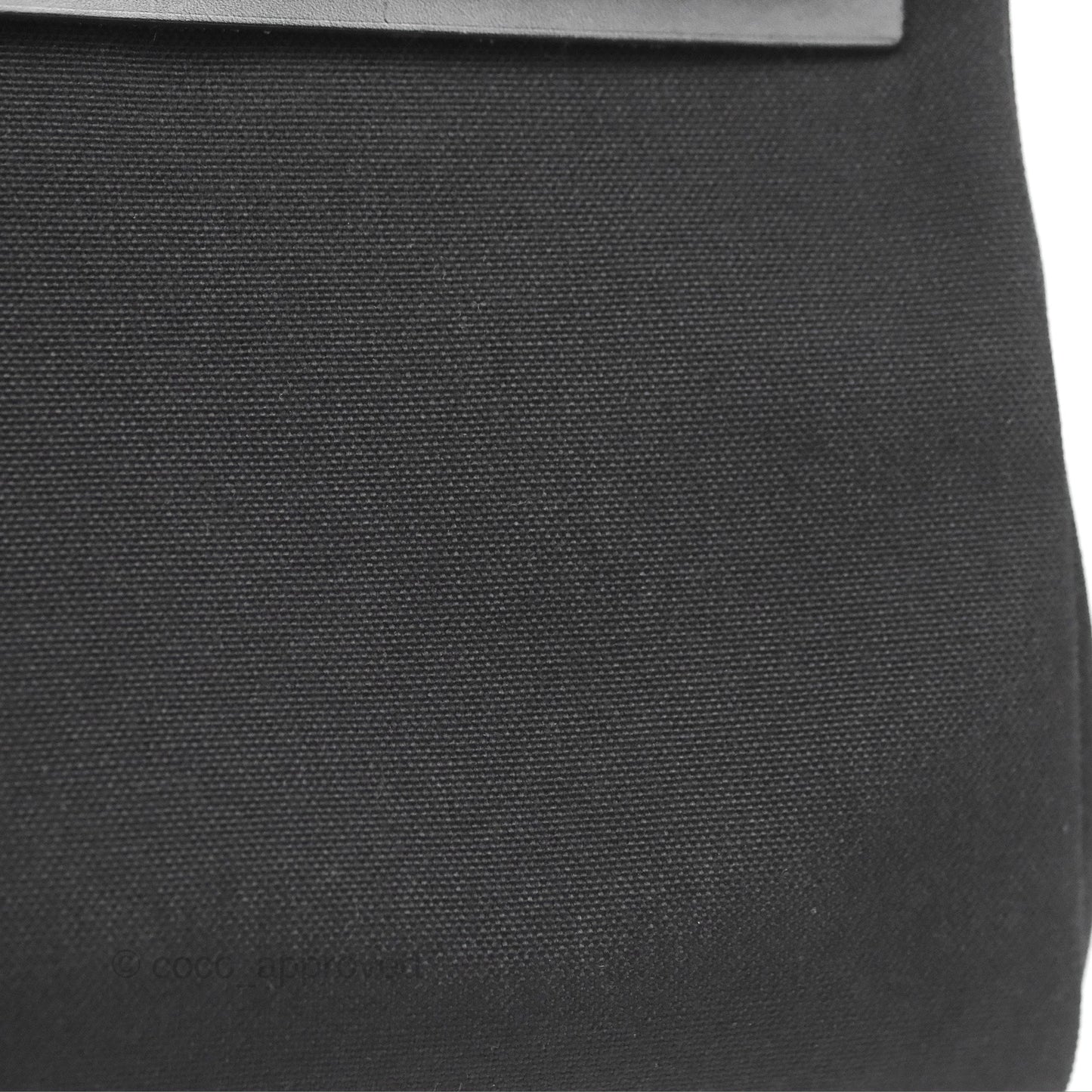 Hermès Herbag Zip 31 Retourne Black Canvas Palladium Hardware