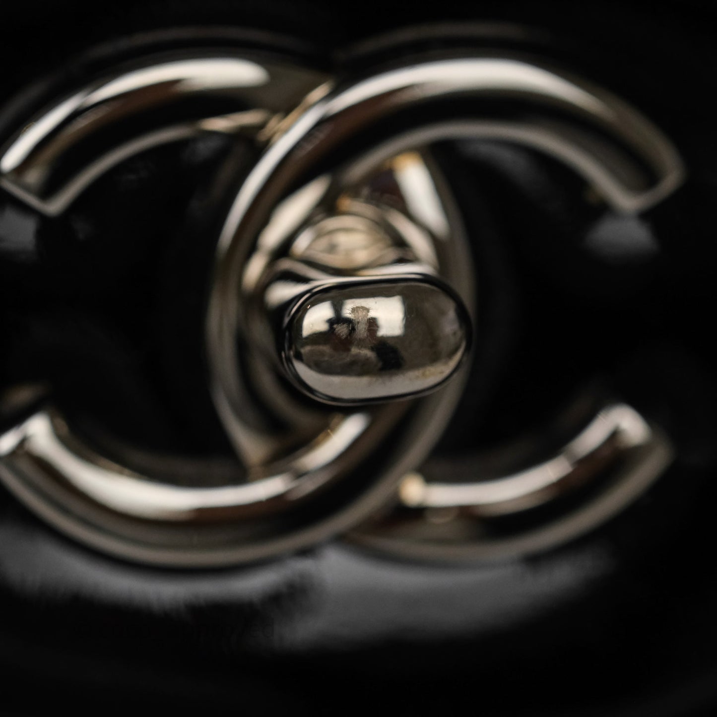 Chanel Jumbo Double Flap Black Patent Silver Hardware⁣⁣