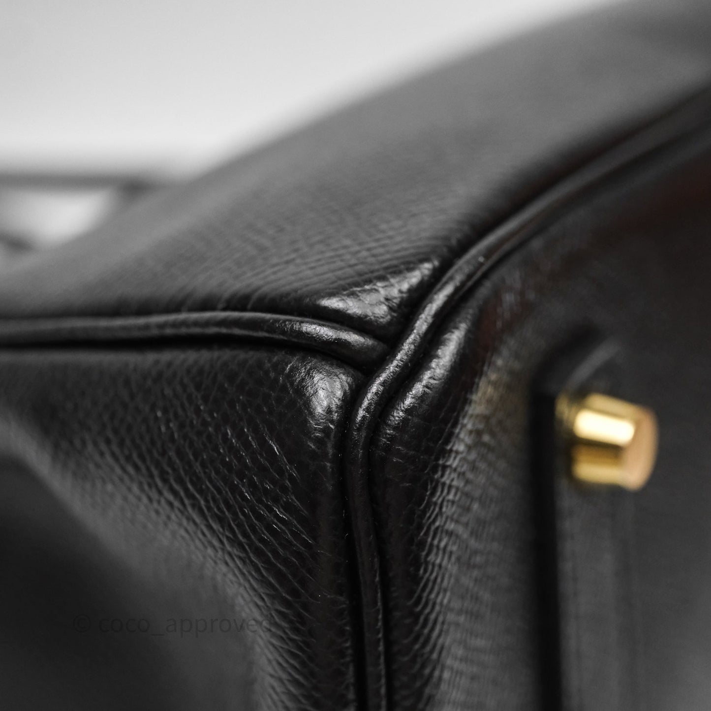Hermès Birkin 35 Black Noir 89 Epsom Gold Hardware