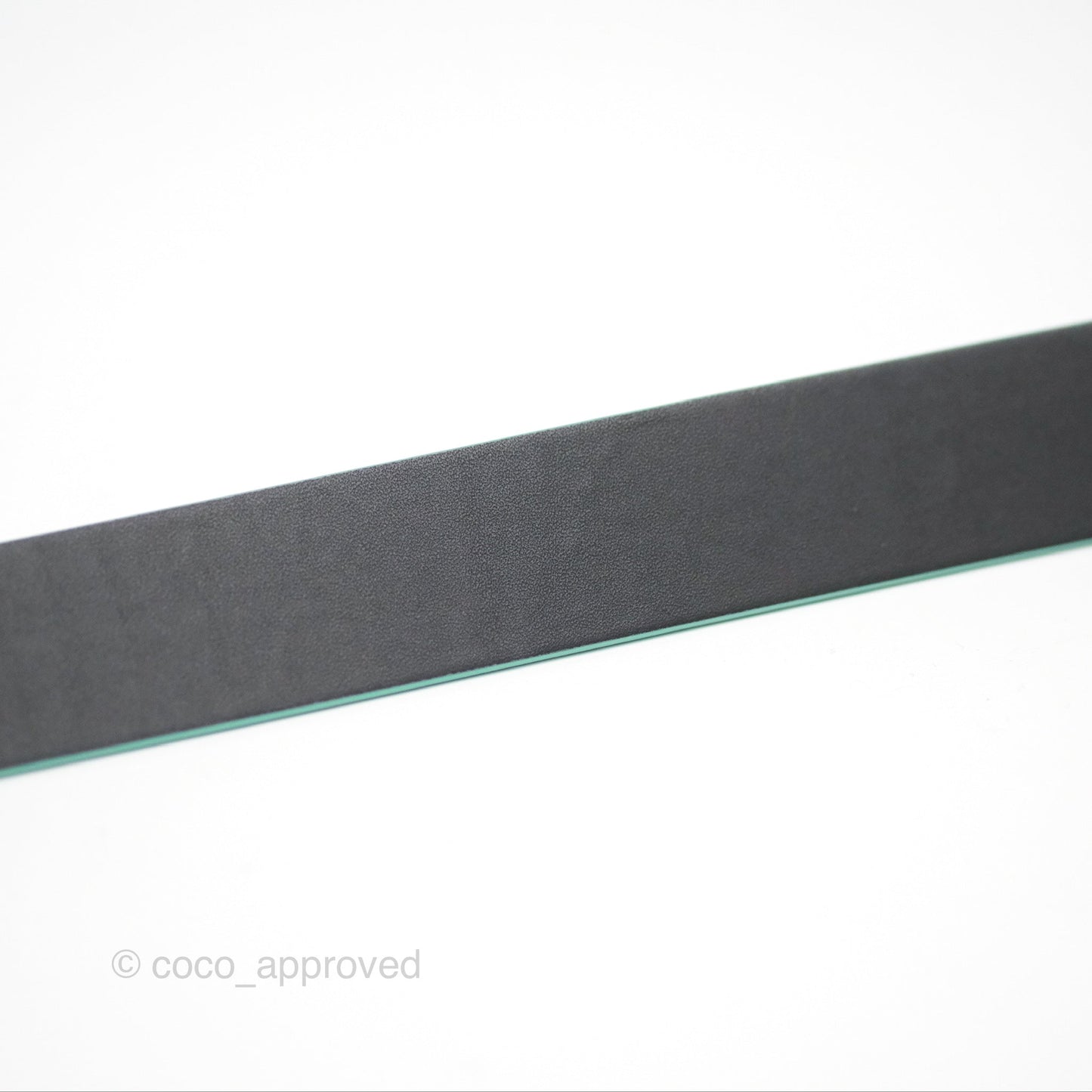 Chanel Calfskin CC Turn Lock Belt Turquoise 18C
