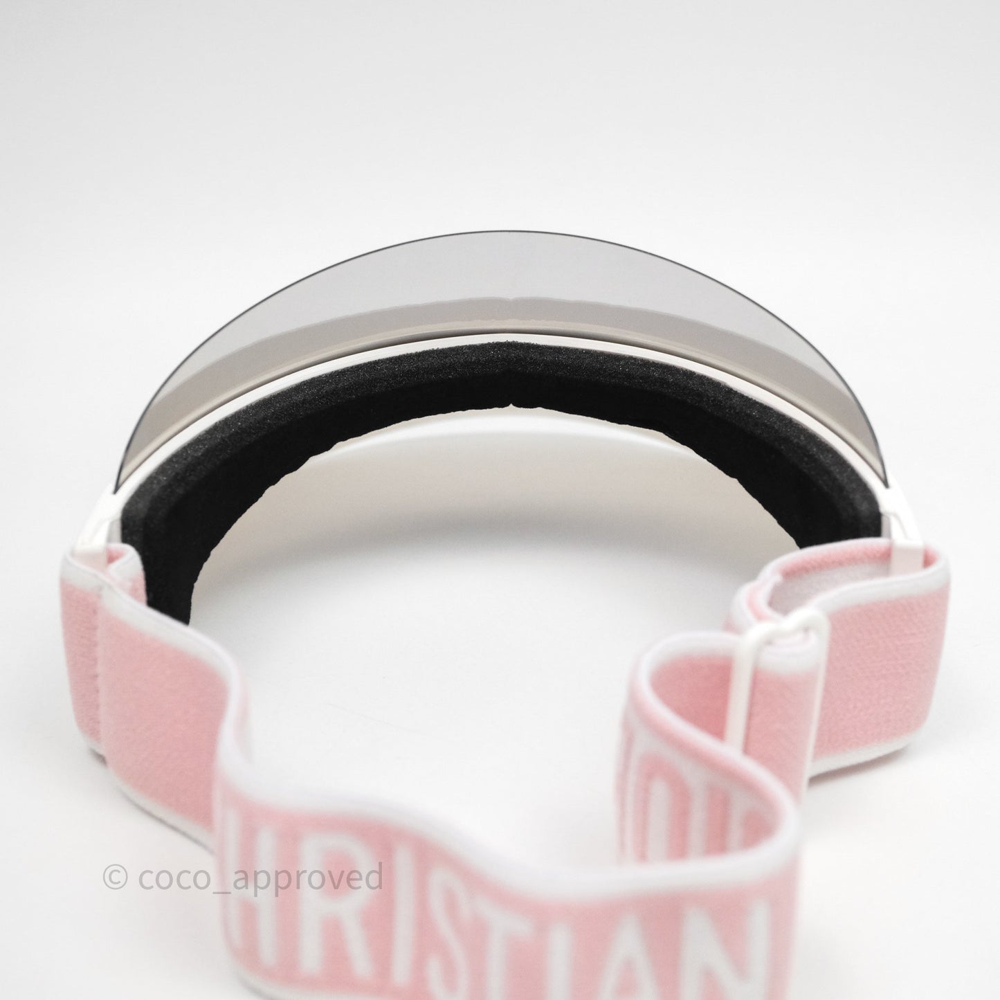 Christian Dior Diorclub Pink White Sun Visor