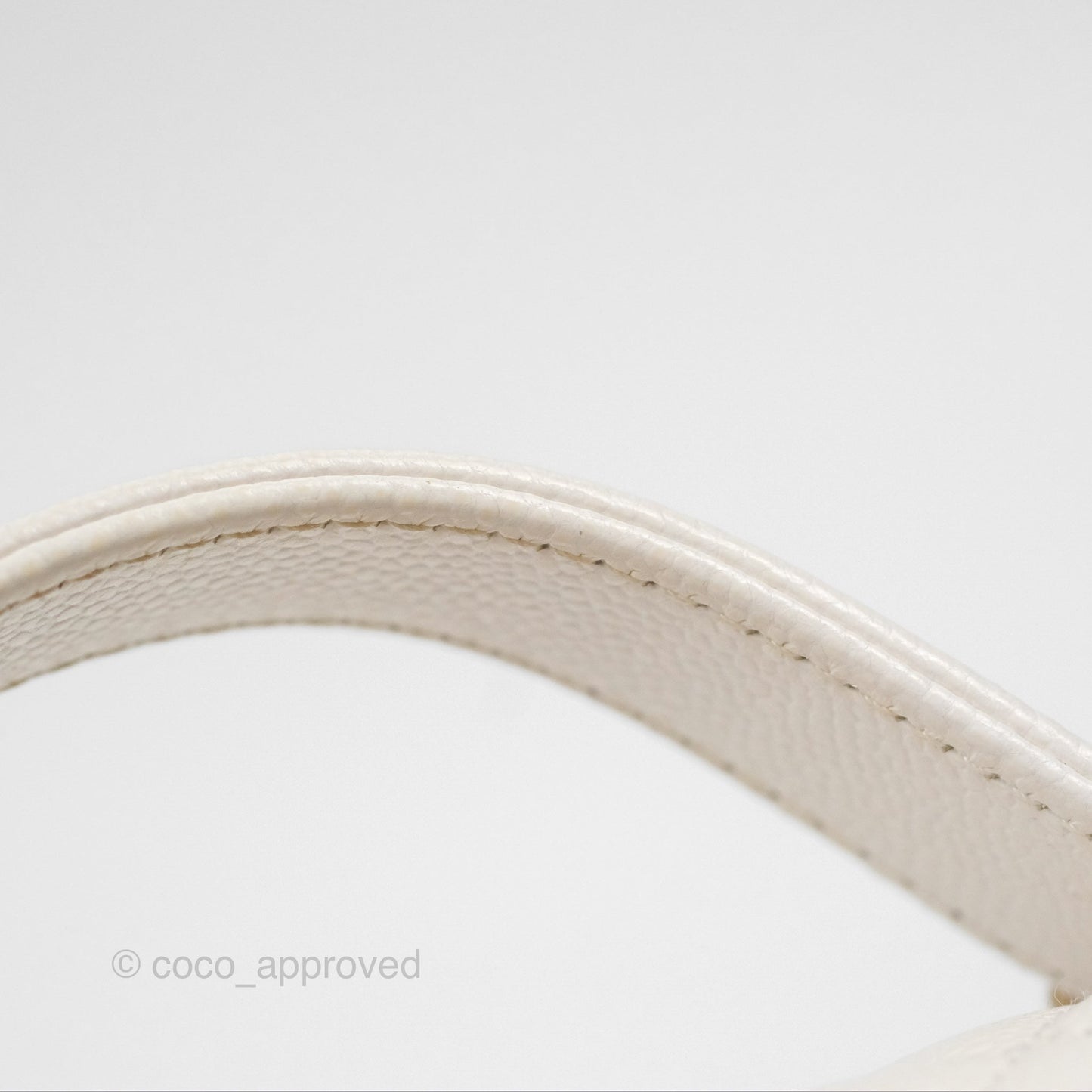 Chanel Quilted Small Business Affinity Flap White Caviar Gold Hardware