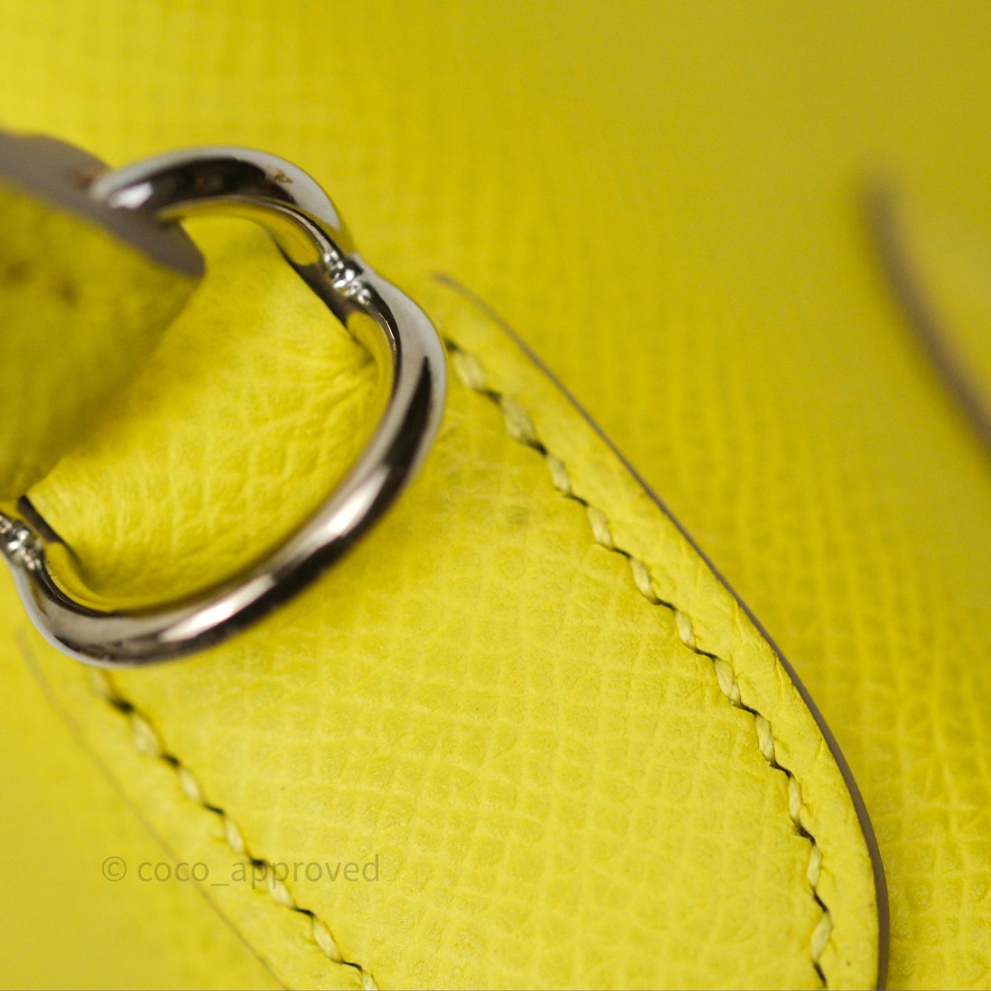 Hermès Kelly 28 Lime 9R Epsom Palladium Hardware