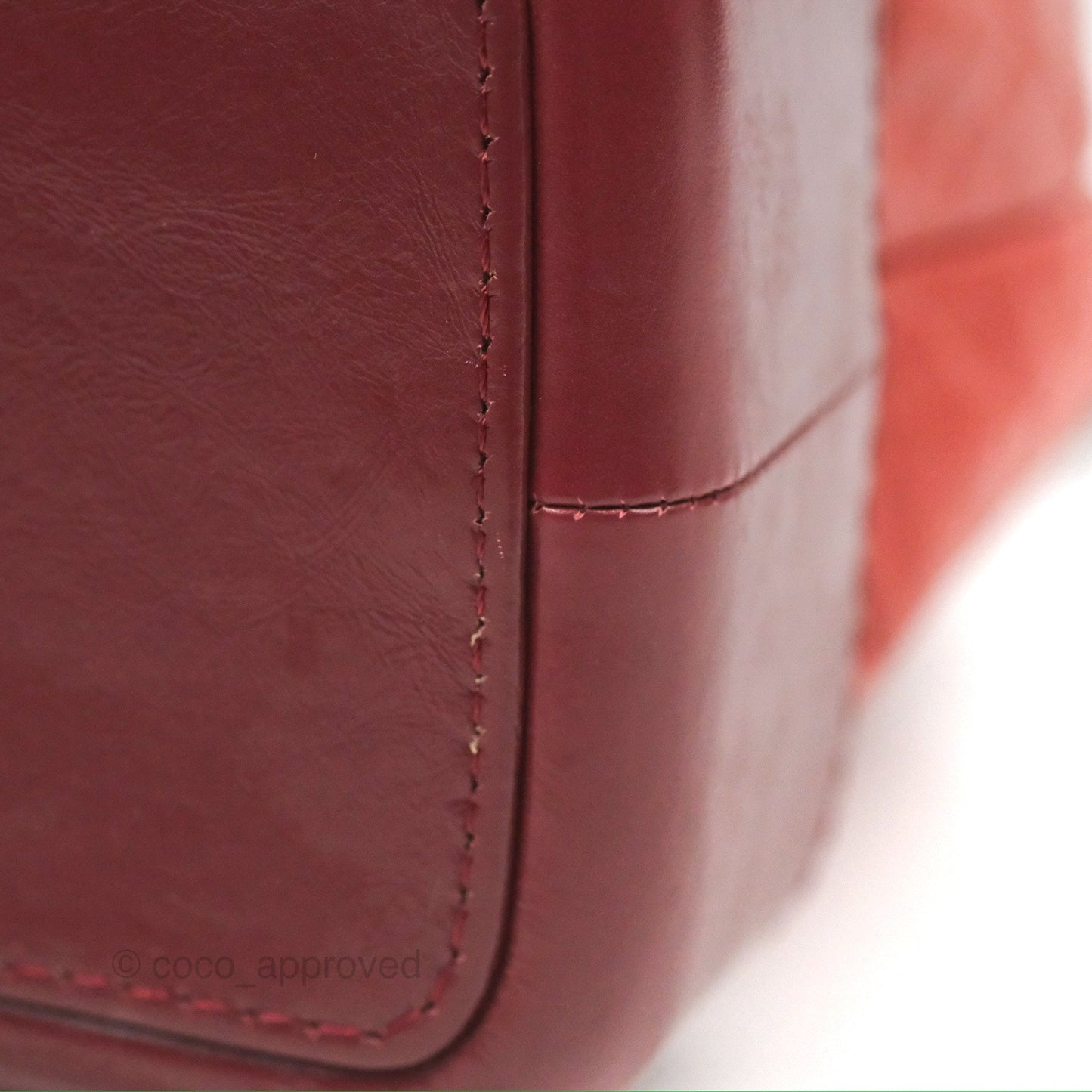 Chanel Medium Gabrielle Backpack Quilted Red Aged Calfskin