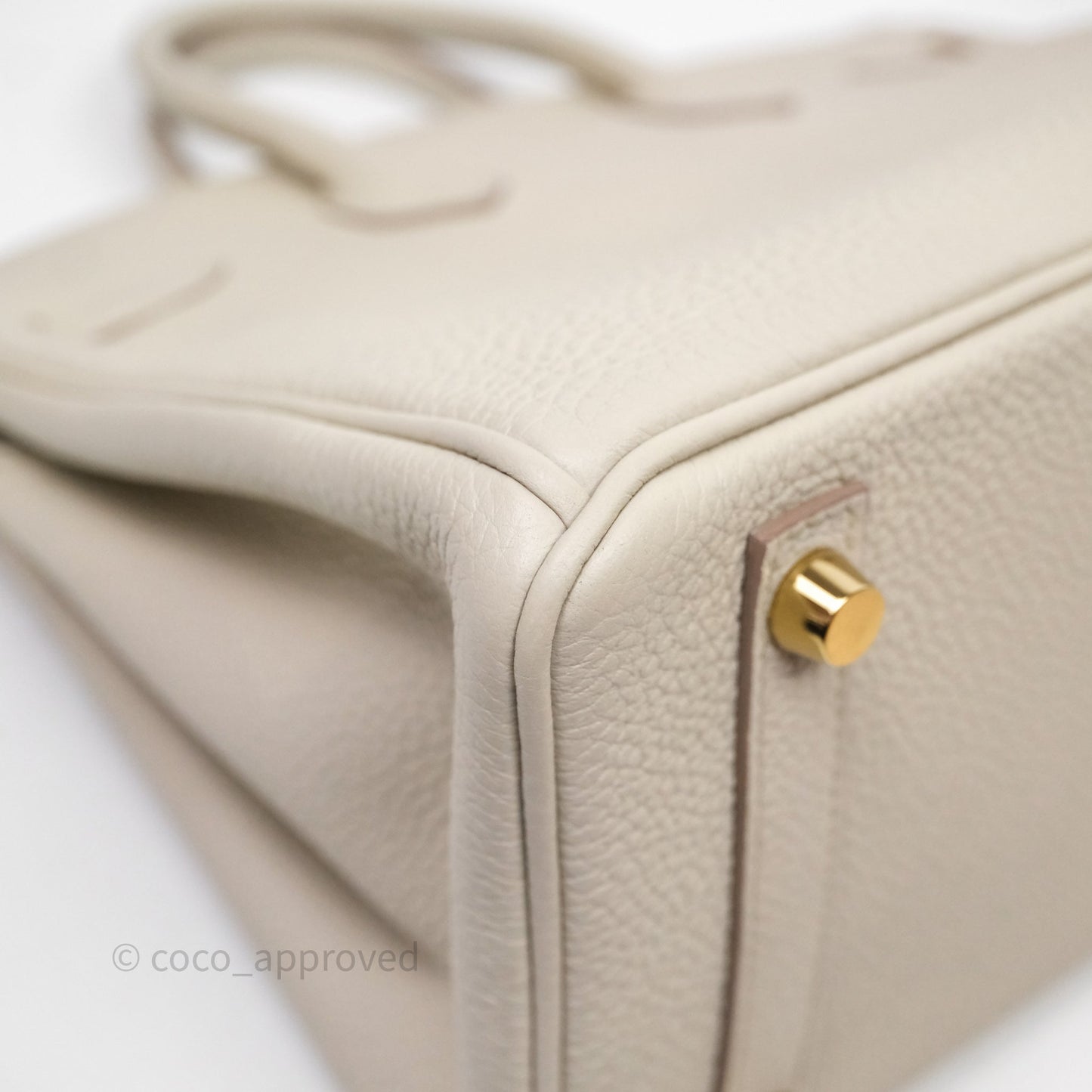 Hermes Birkin 25 Beton Togo Gold Hardware