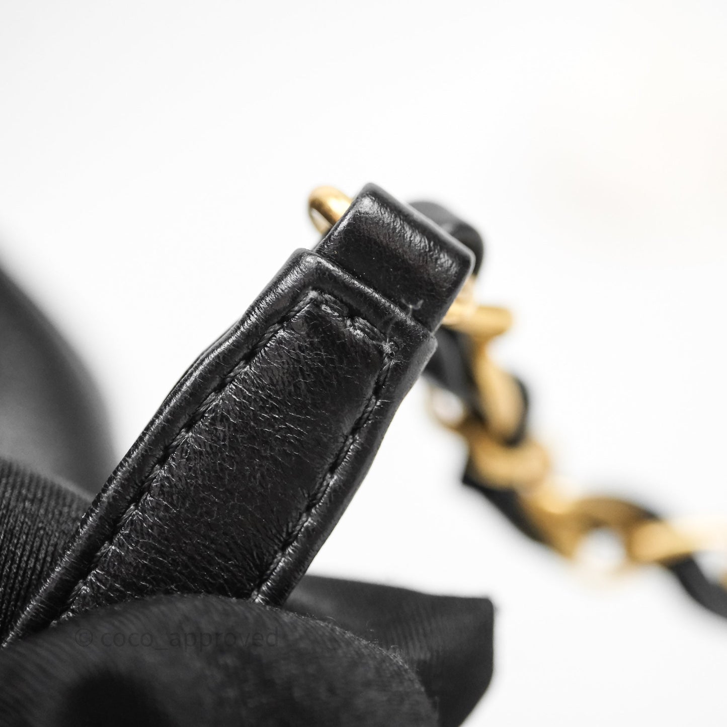 Chanel Duma Backpack Black Tweed Aged Gold Hardware