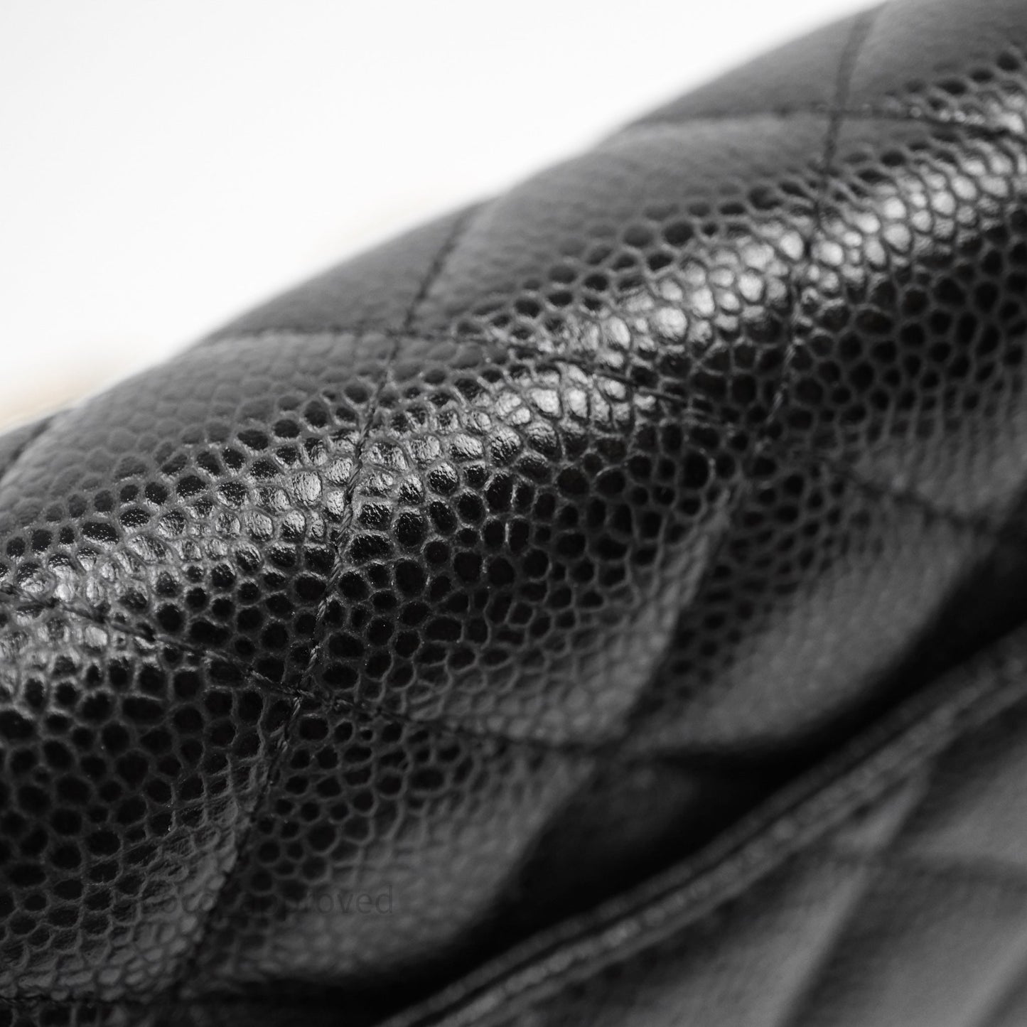 Chanel Quilted WOC Black Caviar Gold Hardware