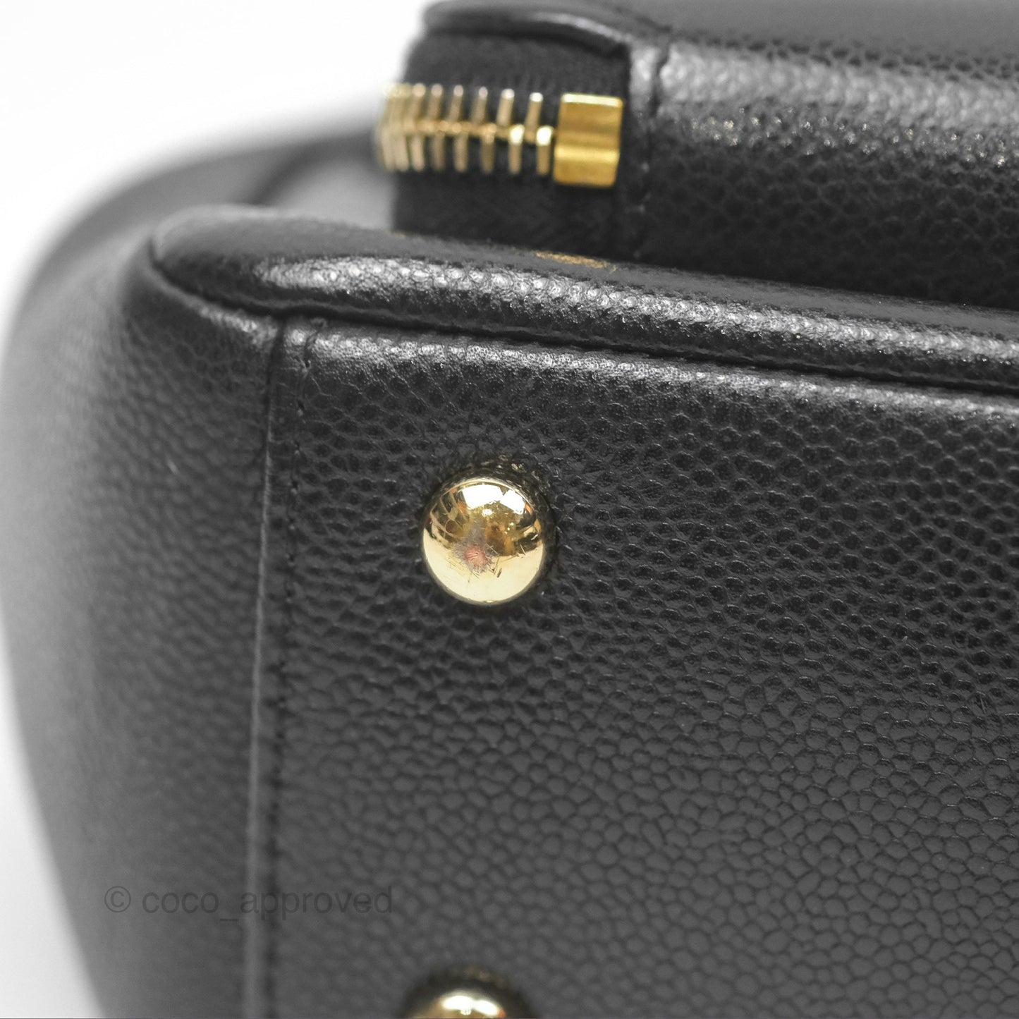 Chanel Quilted Small Business Affinity Flap Black Caviar Gold Hardware