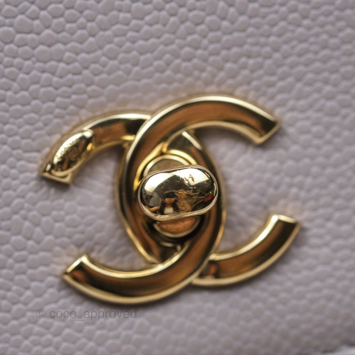 Chanel Mini Business Affinity Backpack Grey Caviar Gold Hardware 22B