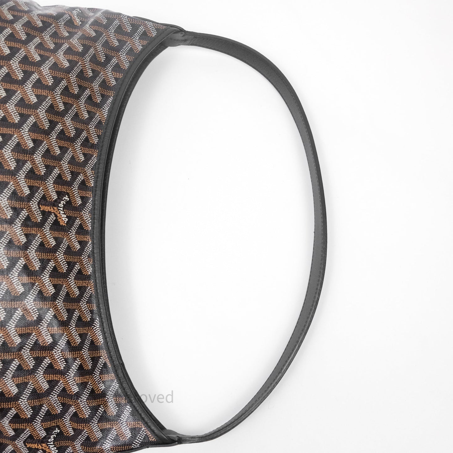 Goyard Bohème Hobo Bag Black Goyardine Canvas