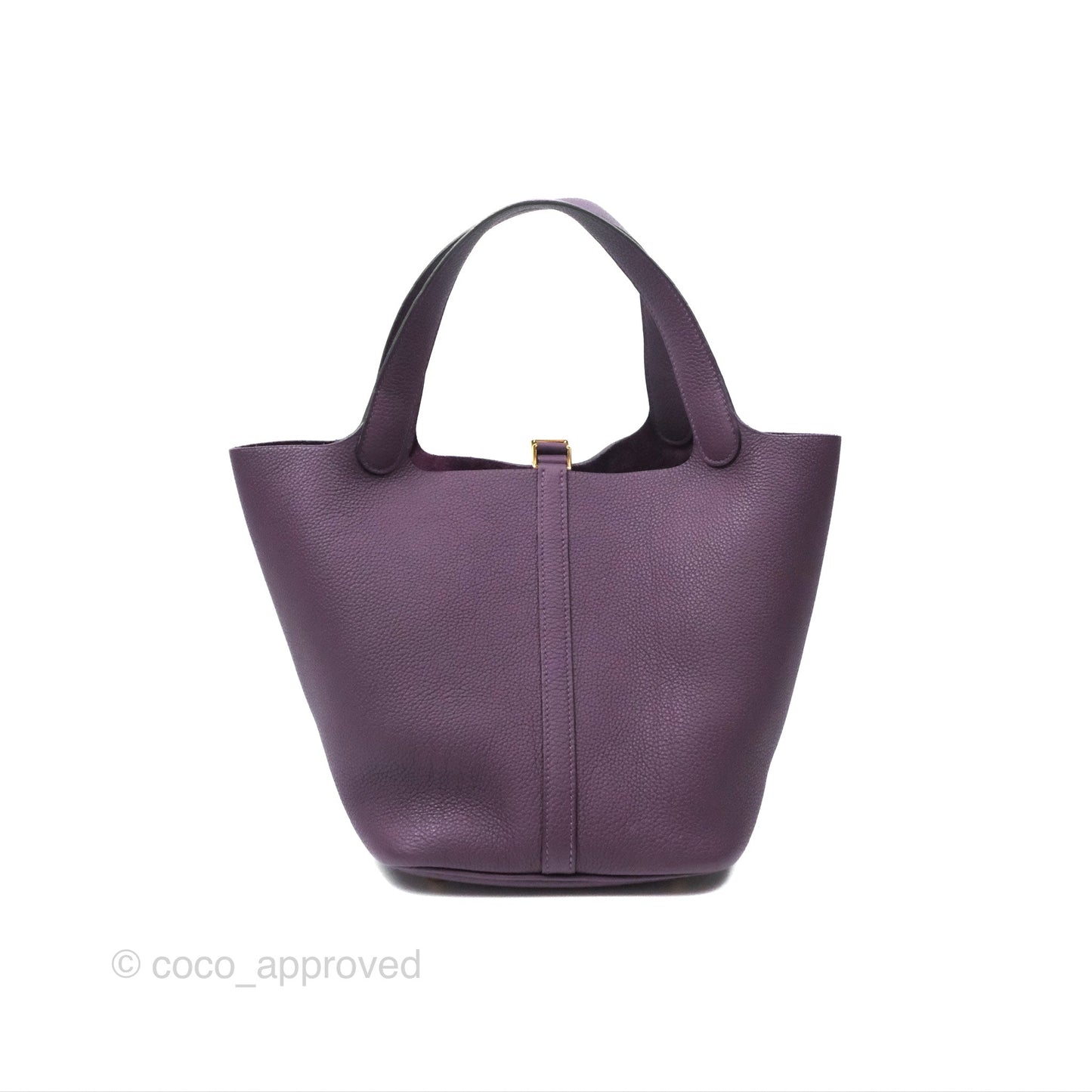 Hermès Picotin 22 Lock Cassis Taurillon Maurice Gold Hardware