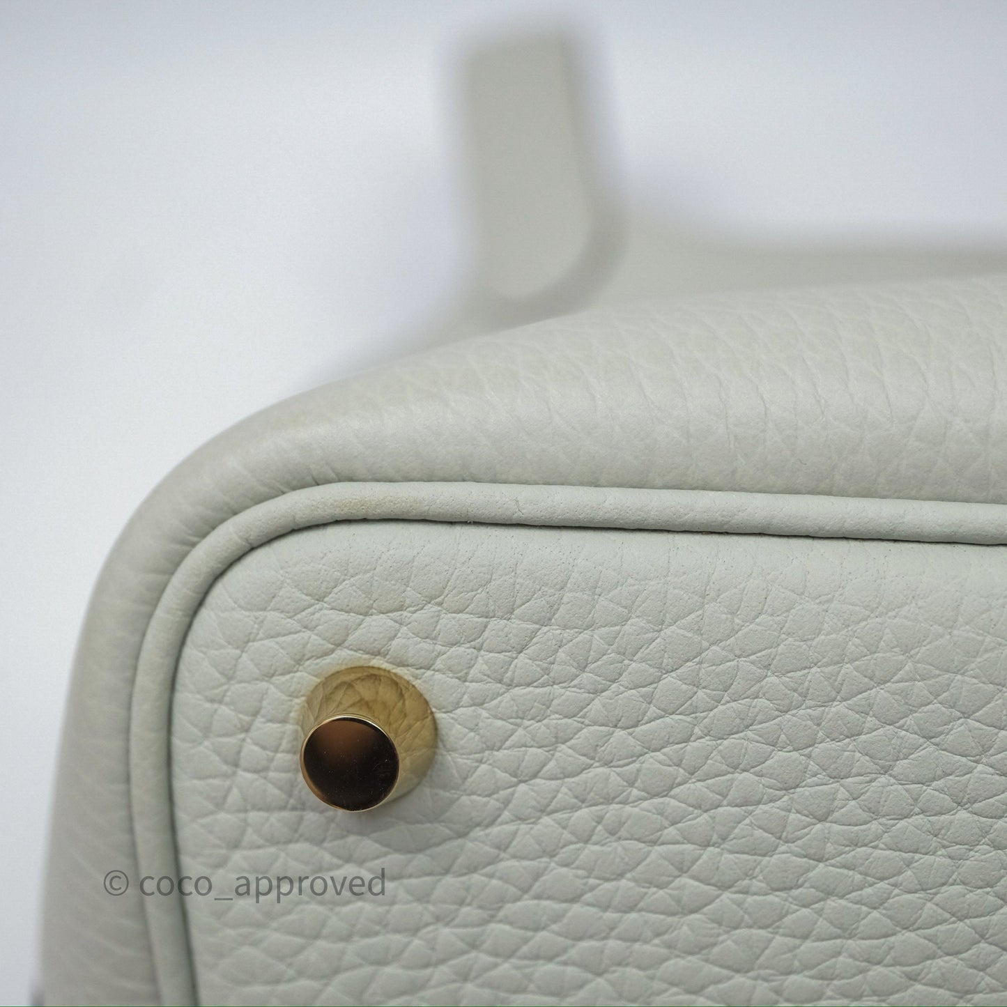 Hermès Picotin Lock 18 Gris Névé 0V Clemence Gold Hardware