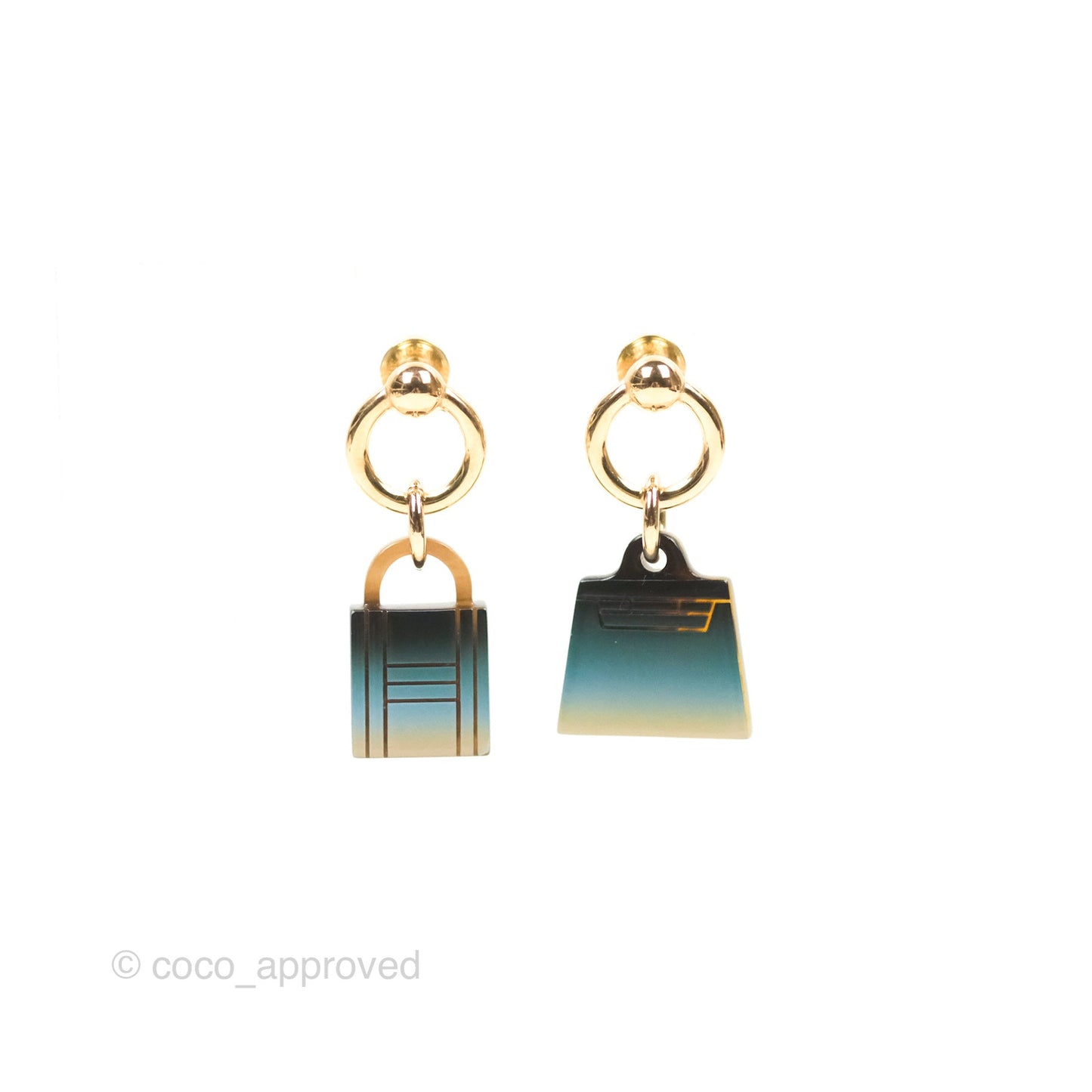 Hermès Fusion Amulette Maroquinier Earrings By The Sea
