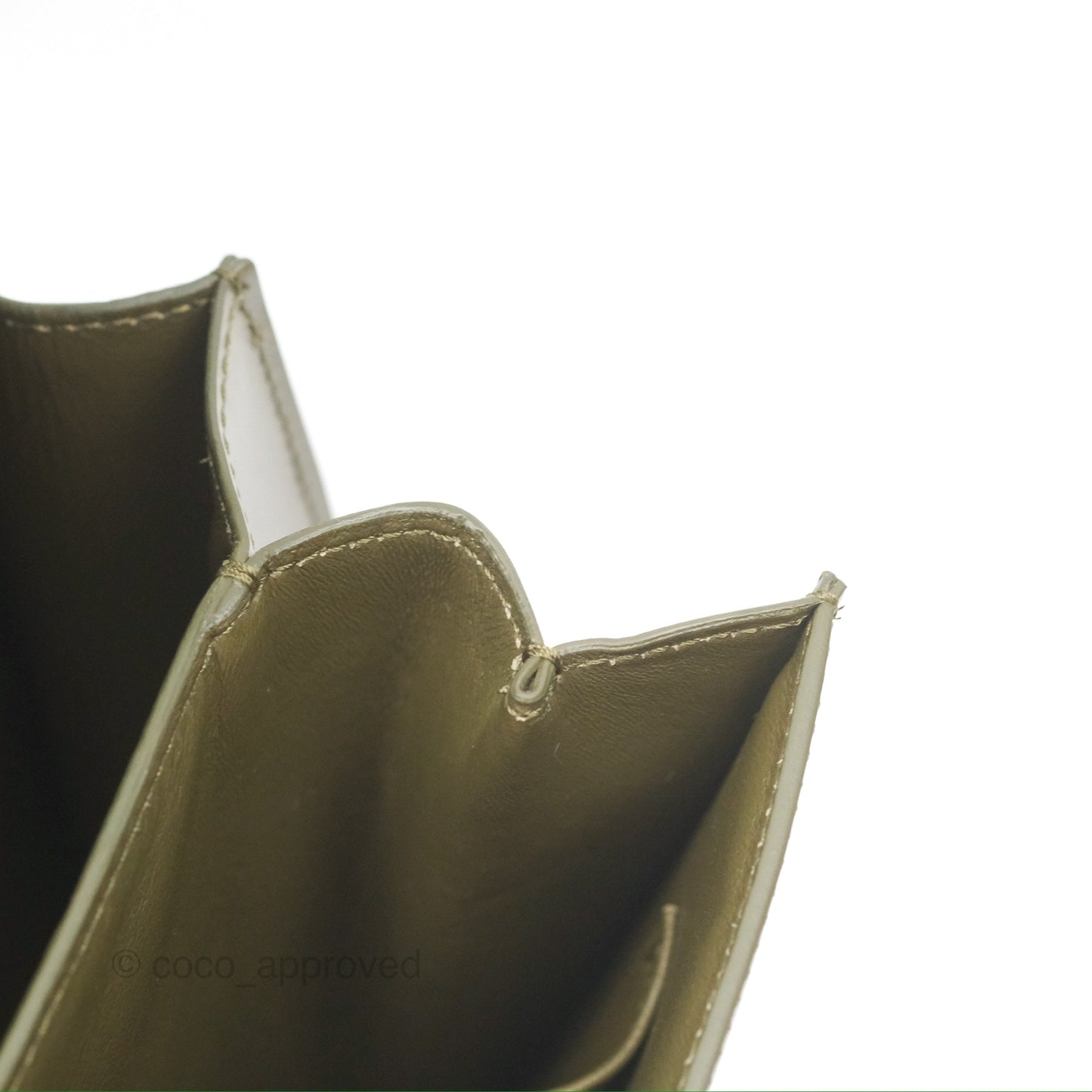 Celine Medium Classic Box Flap Dark Olive Green Box Calfskin Gold Hardware