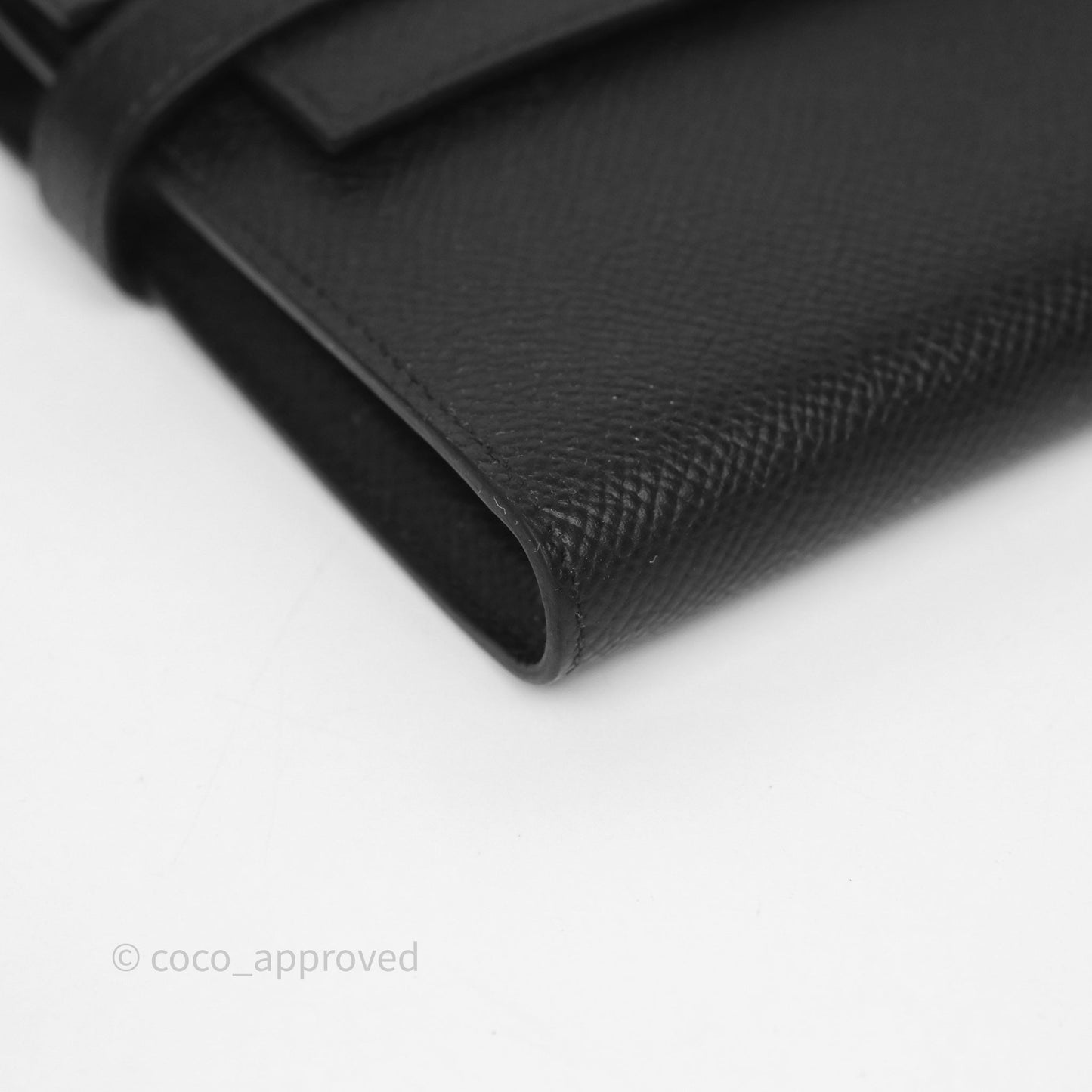 Hermès Kelly Wallet Black Noir 89 Epsom Gold Hardware