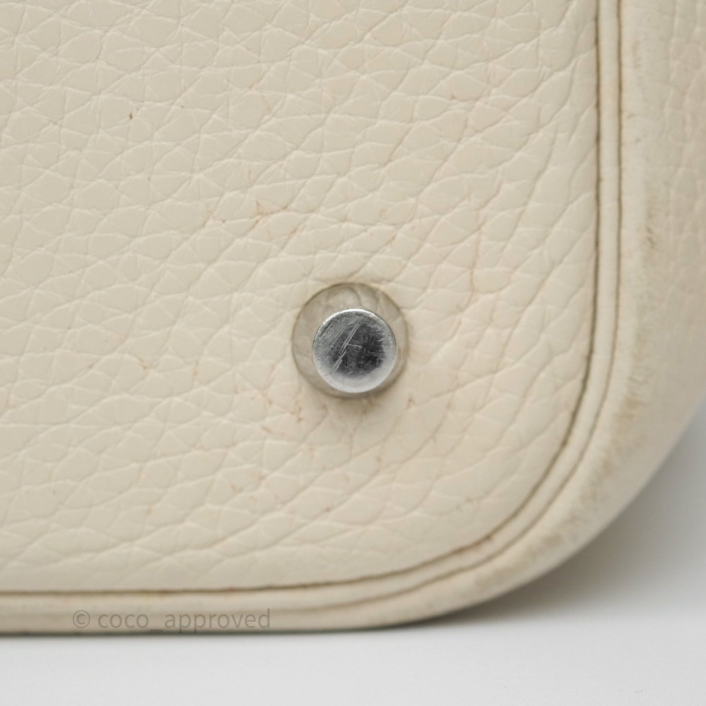 Hermès Picotin 22 Beton Clemence Palladium Hardware