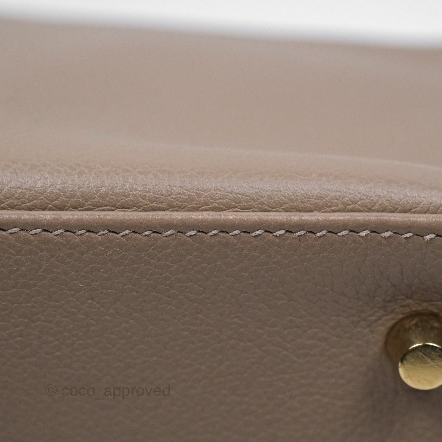Hermès ToolBox 20 Gris Asphalte M8 Evercolor Gold Hardware