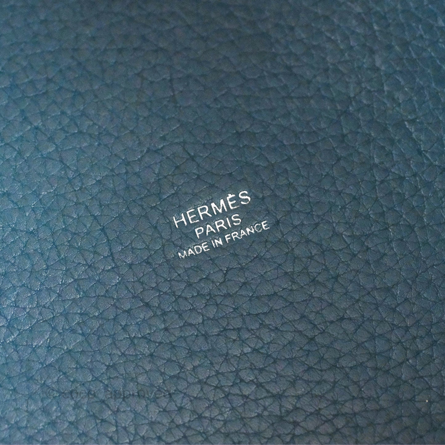 Hermès Picotin 22 Vert Bosphore Clemence Silver Hardware