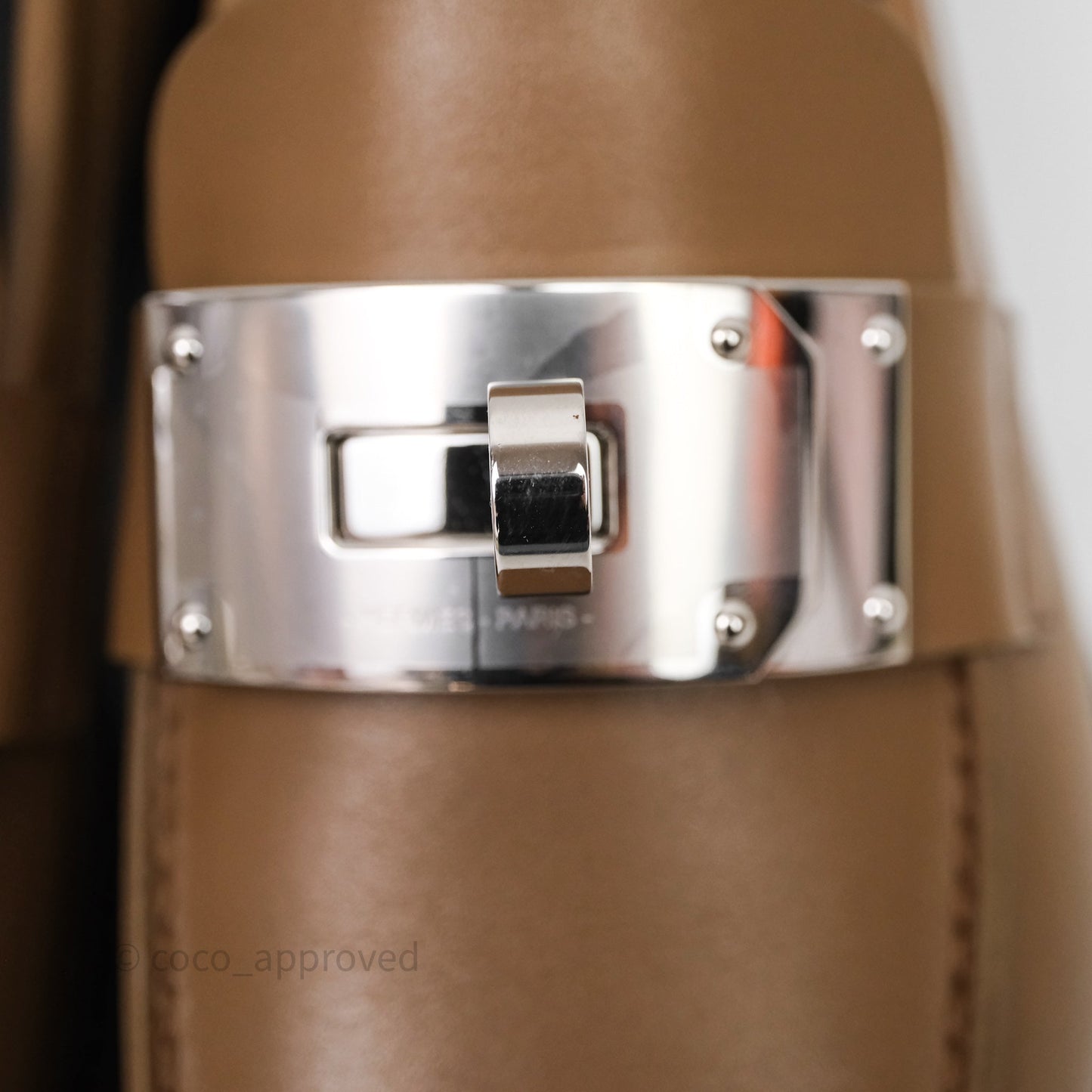 Hermès A Eclair Kelly Loafer Brown Size 38.5