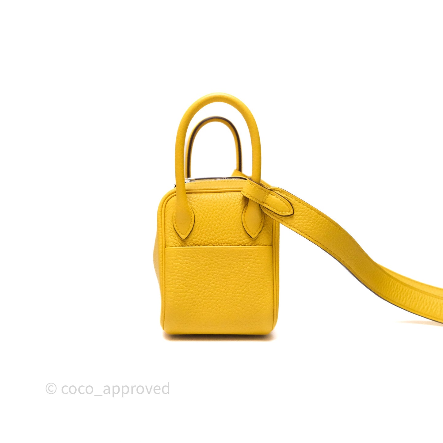 Hermès Mini Lindy 20 Sun B4 Clemence Palladium Hardware