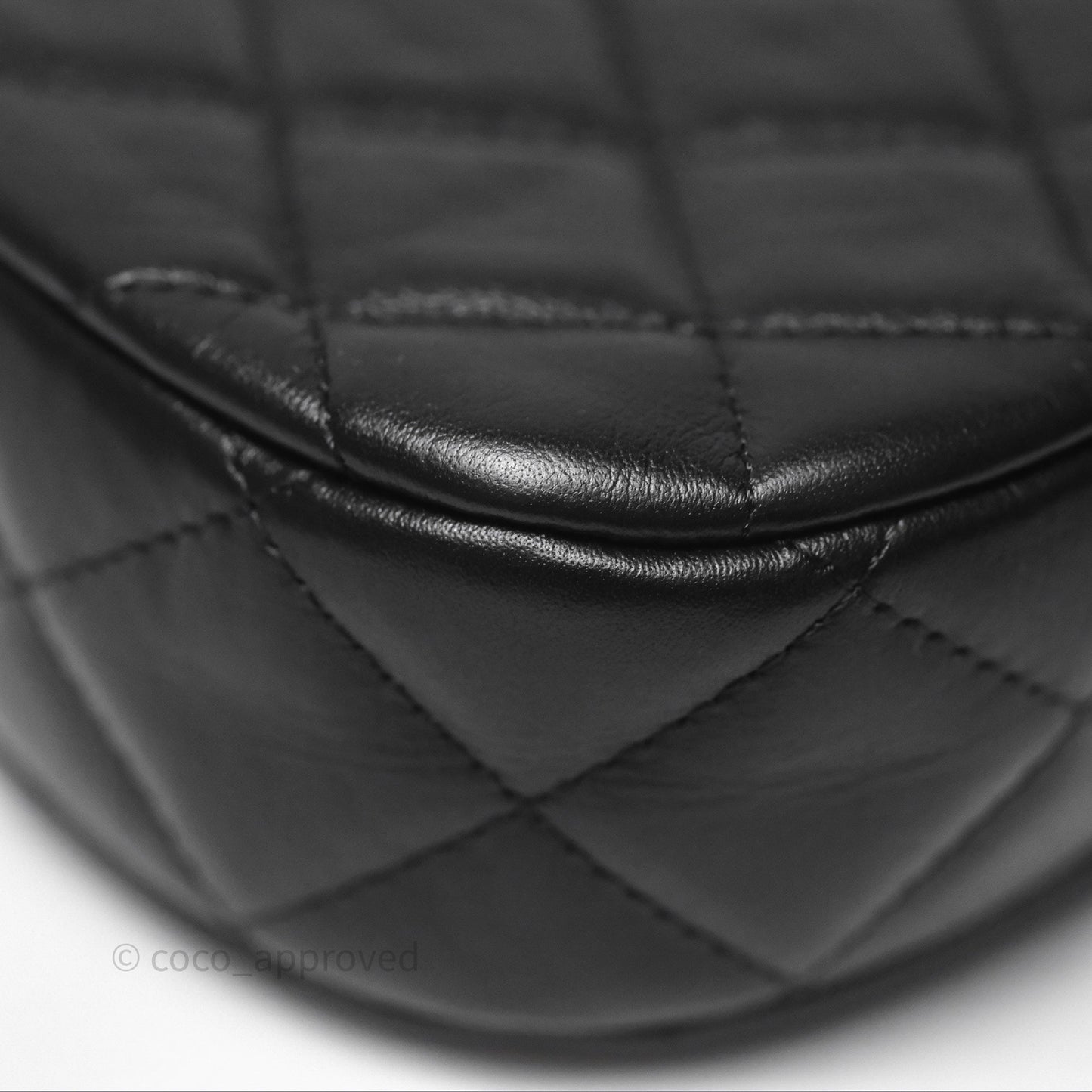 Chanel Hobo Bag Black Aged Calfskin Aged Gold Hardware
