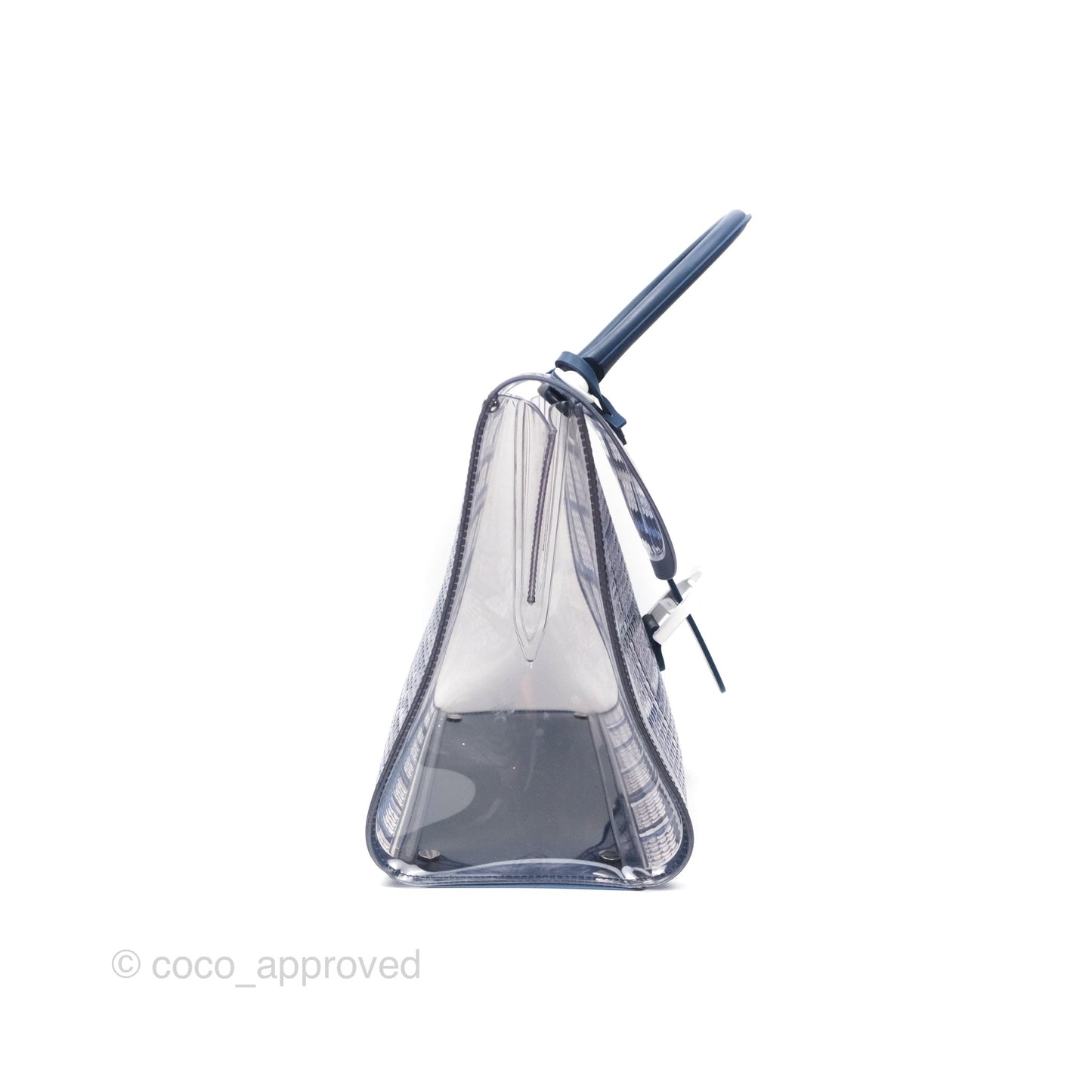 Delvaux Brillant MM Bag PVC Navy