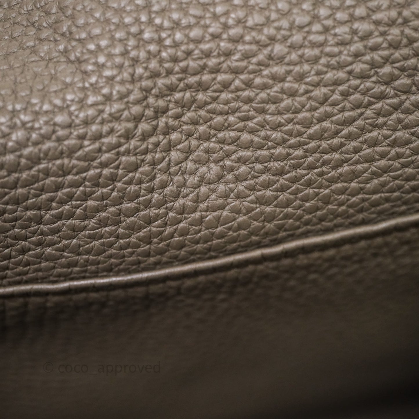 Hermès Lindy 30 Etain 8F Clemence Palladium Hardware