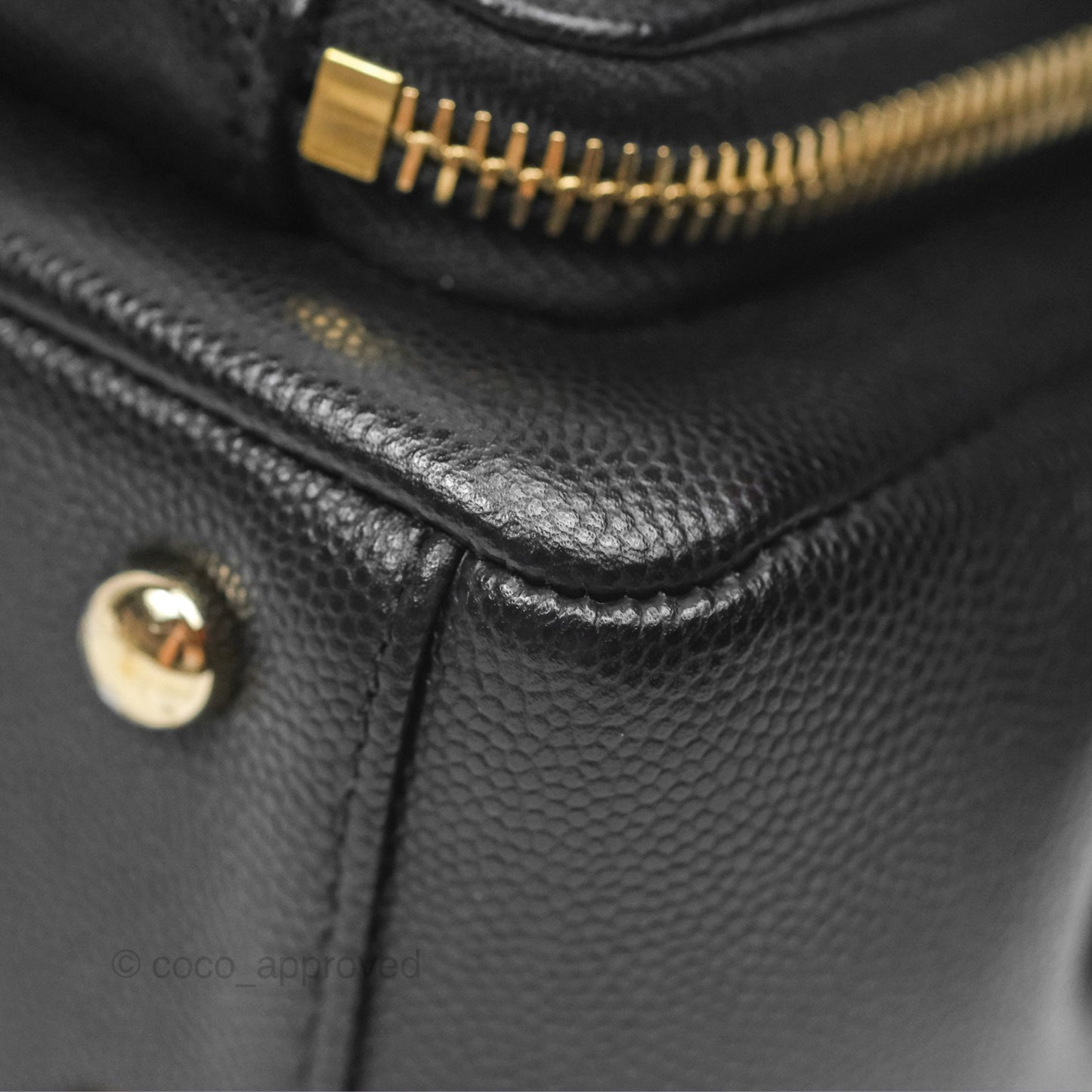 Chanel Quilted Small Business Affinity Flap Black Caviar Gold Hardware
