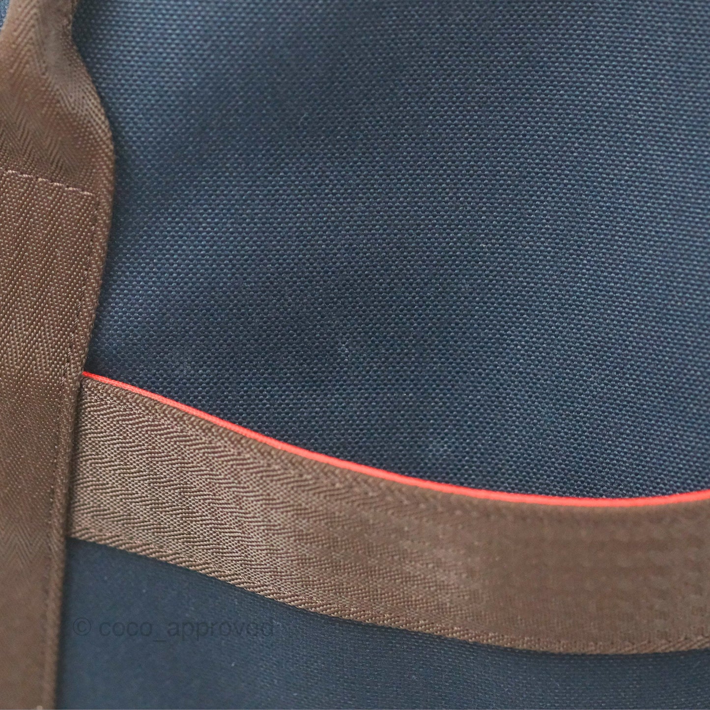 Hermes The Grooming Bag Bleu Navy / Feu