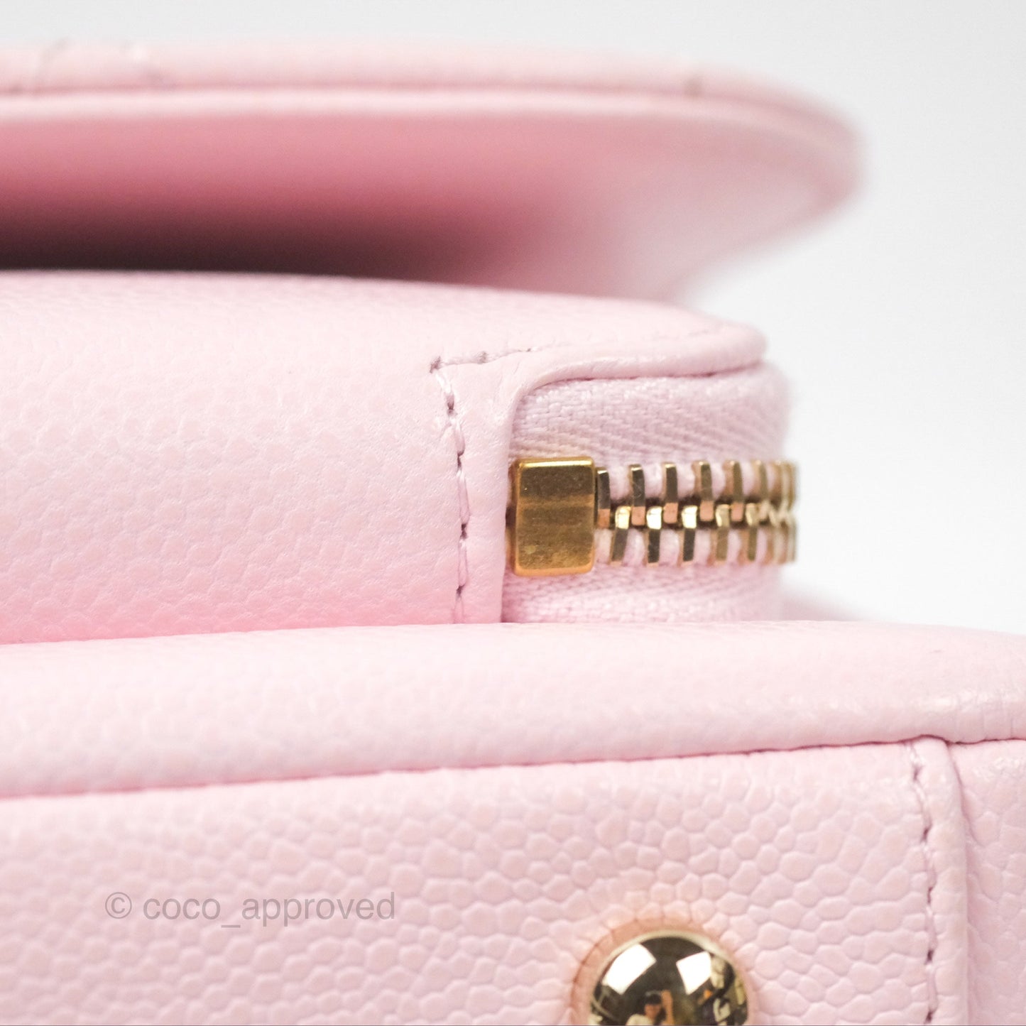 Chanel Quilted Small Business Affinity Flap Pink Caviar Gold Hardware