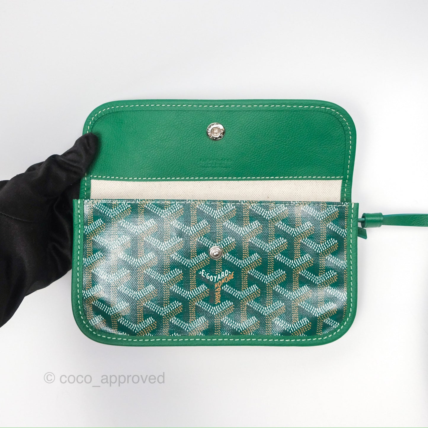 Goyard Bohème Hobo Bag Green Goyardine Canvas