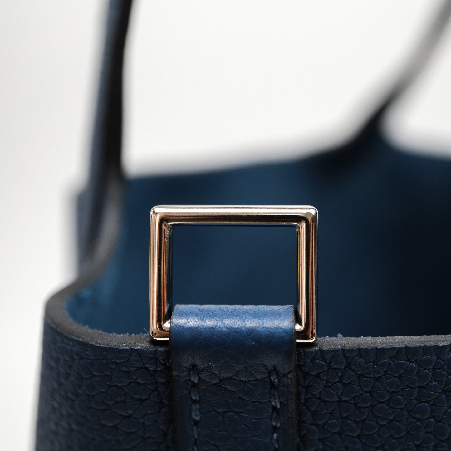 Hermès Picotin 18 Deep Blue S4 Clemence Palladium Hardware