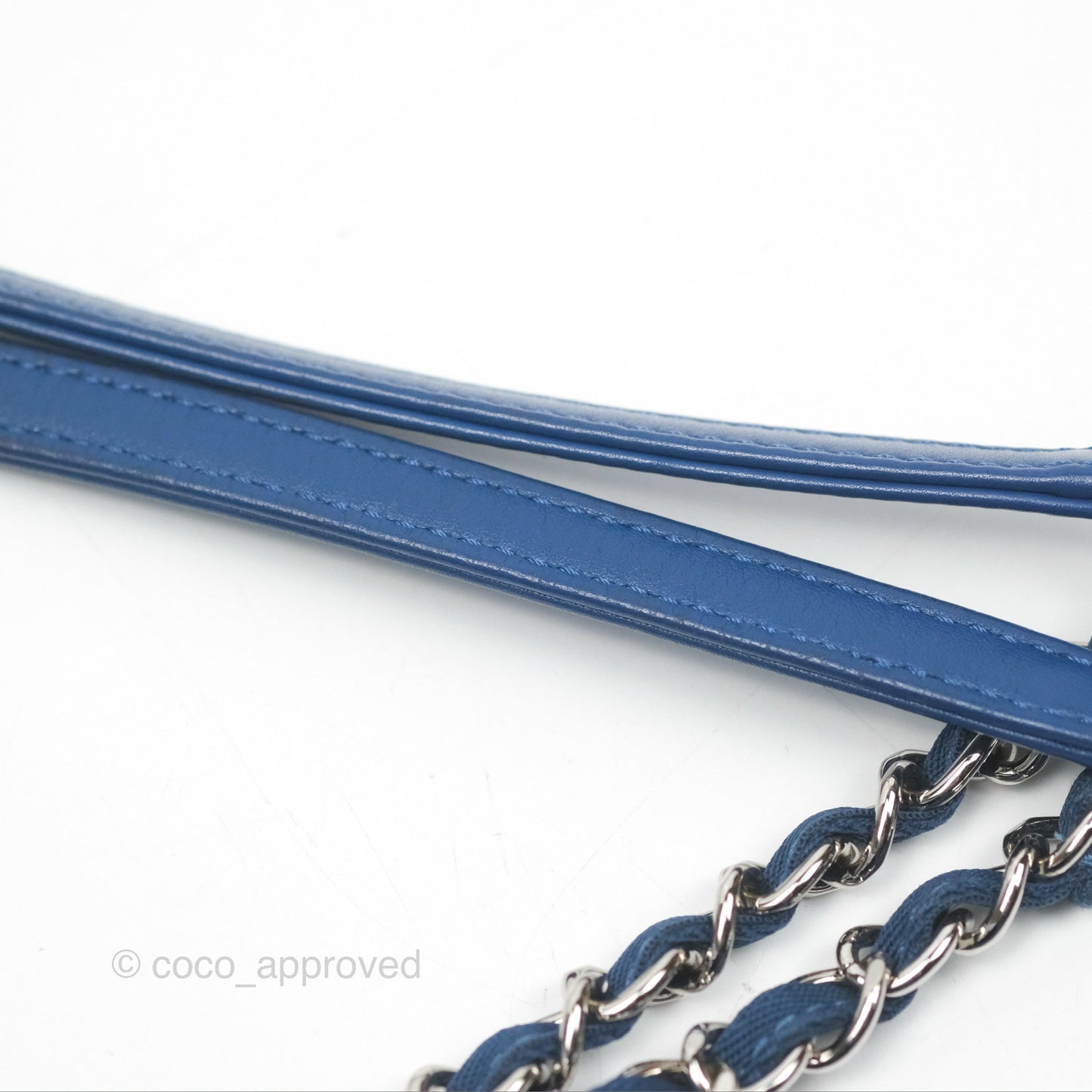 Chanel Medium Deauville Tote Blue Canvas