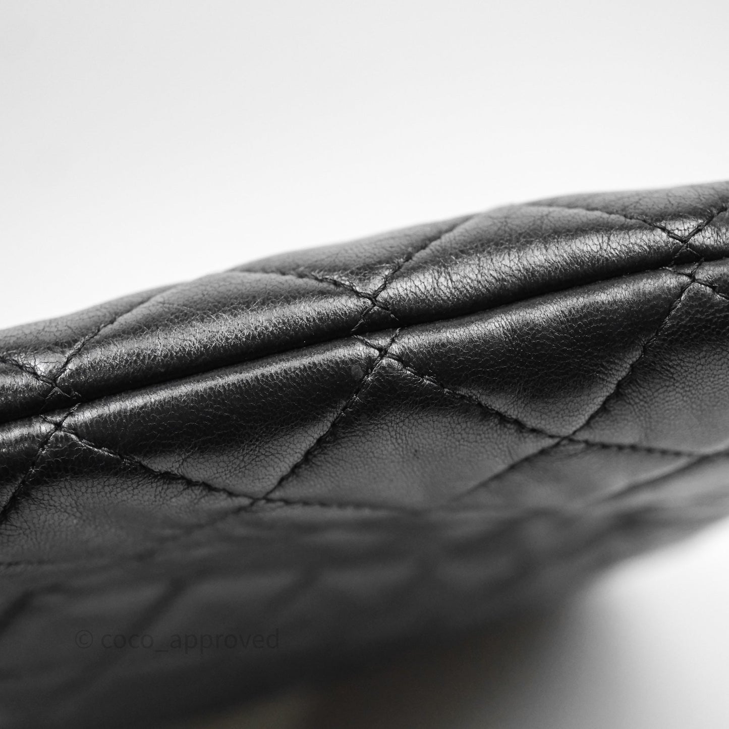 Chanel Classic Zipped Pouch Lambskin Black Gold Hardware