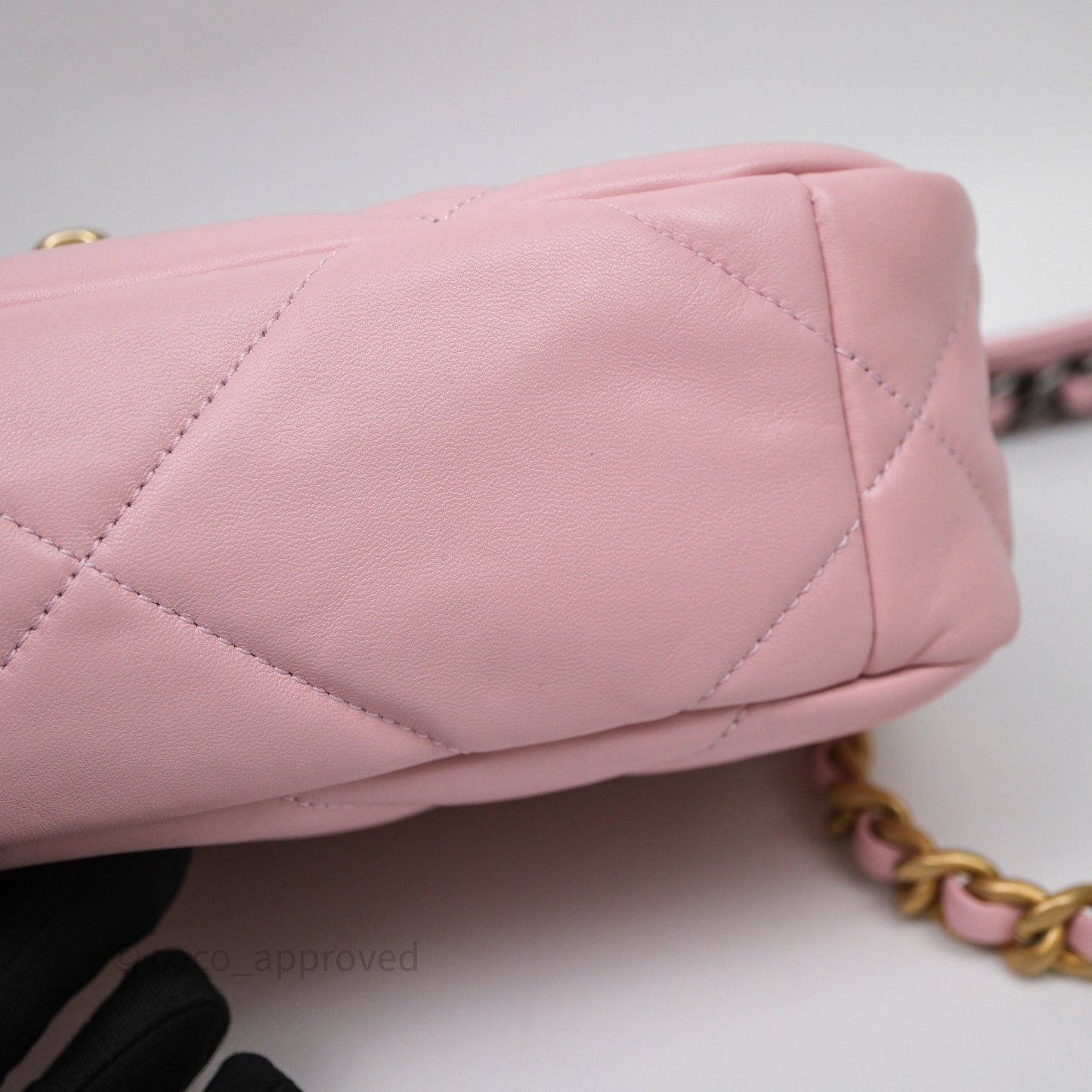 Chanel 19 Small Pink Lambskin Mixed Hardware