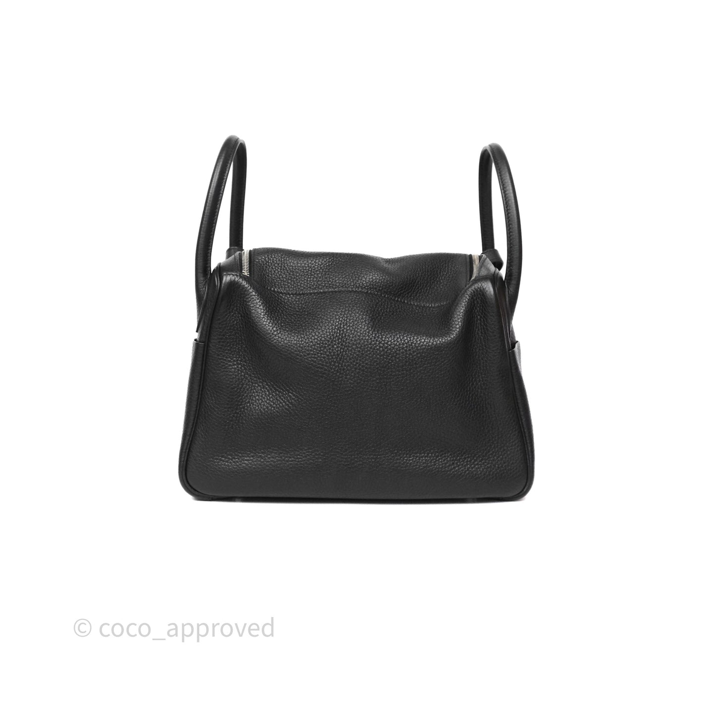 Hermès Lindy 30 Black Clemence Palladium Hardware