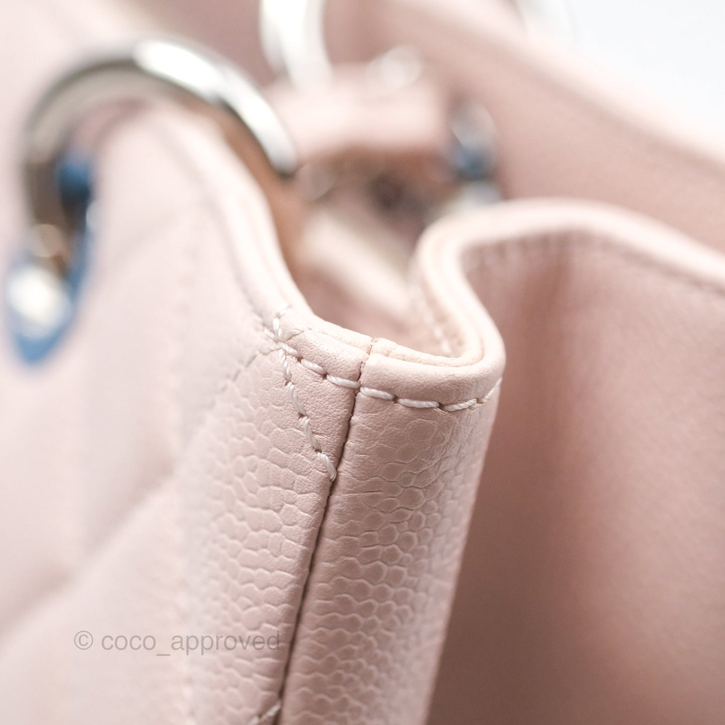 Chanel GST Pink Caviar Silver Hardware