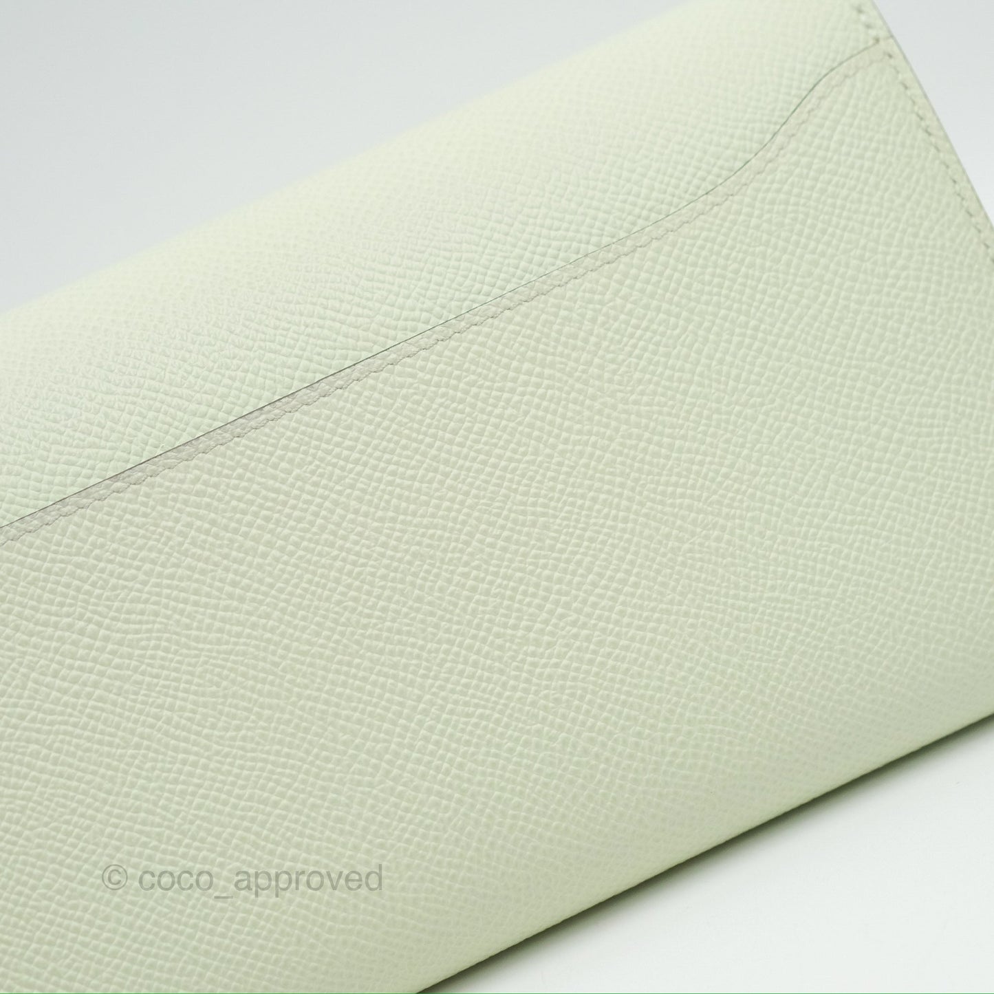 Hermès Constance To Go Wallet Vert Fizz Epsom Palladium Hardware