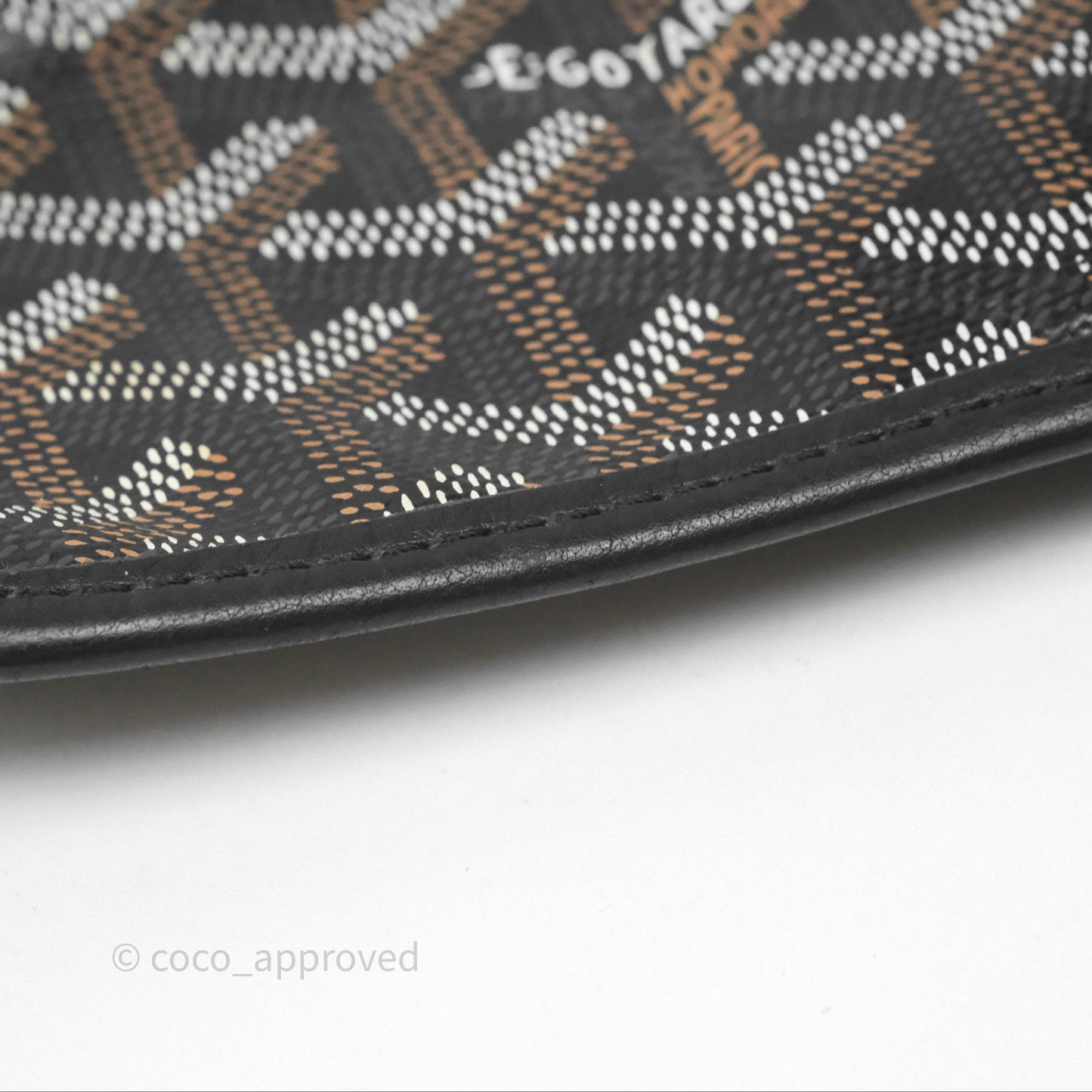 Goyard Saint Louis Black Goyardine Canvas PM⁣⁣⁣⁣⁣⁣⁣⁣⁣⁣⁣⁣⁣⁣⁣⁣