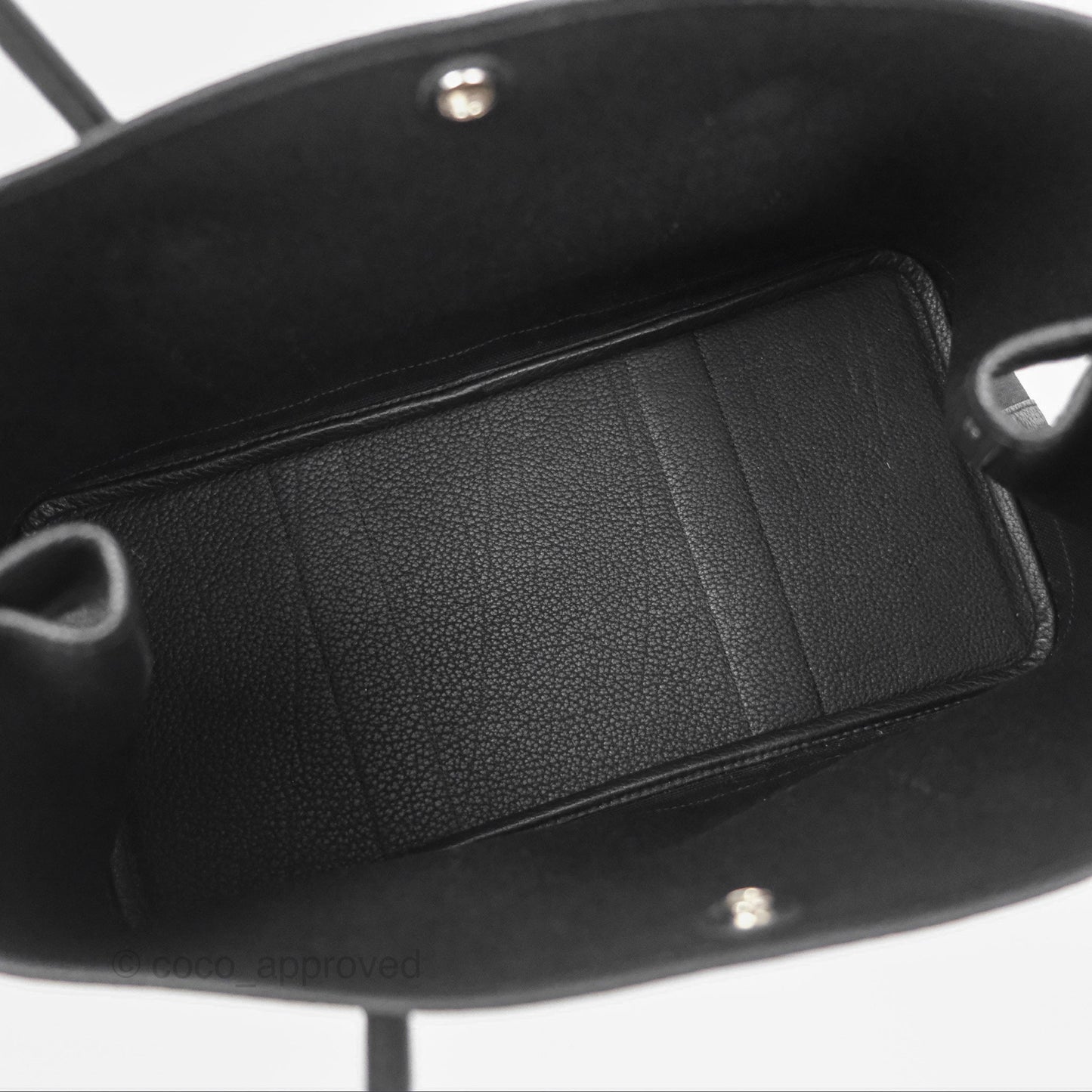Hermès Garden Party 36 Noir 89 Canvas