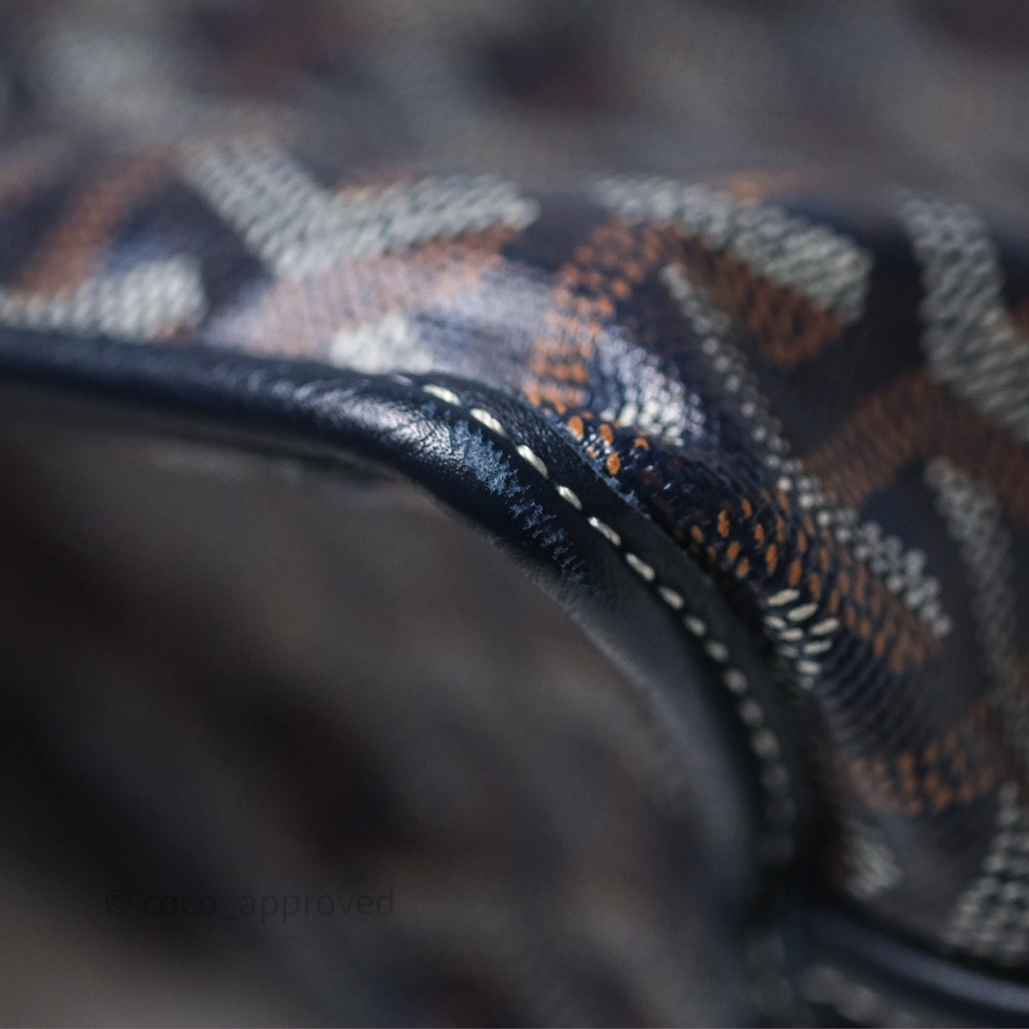 Goyard Anjou Mini Bag Goyardine Canvas Navy