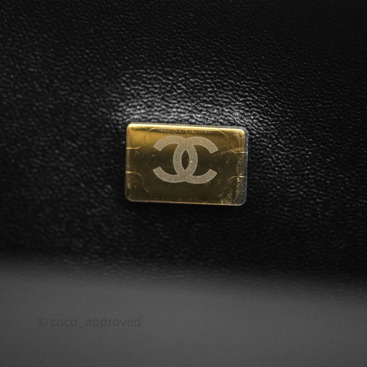 Chanel Quilted Medium Boy Black Caviar Aged Gold Hardware