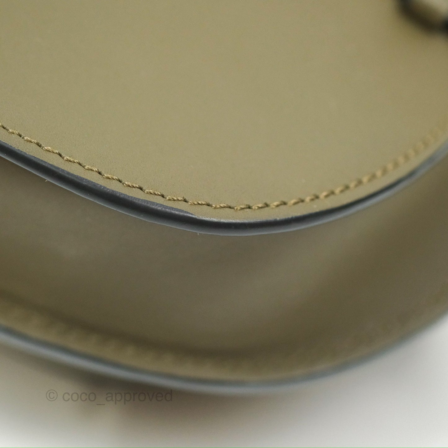 Loewe Mini Gate Dual Bag Soft Calfskin & Jacquard Strap Autumn Green