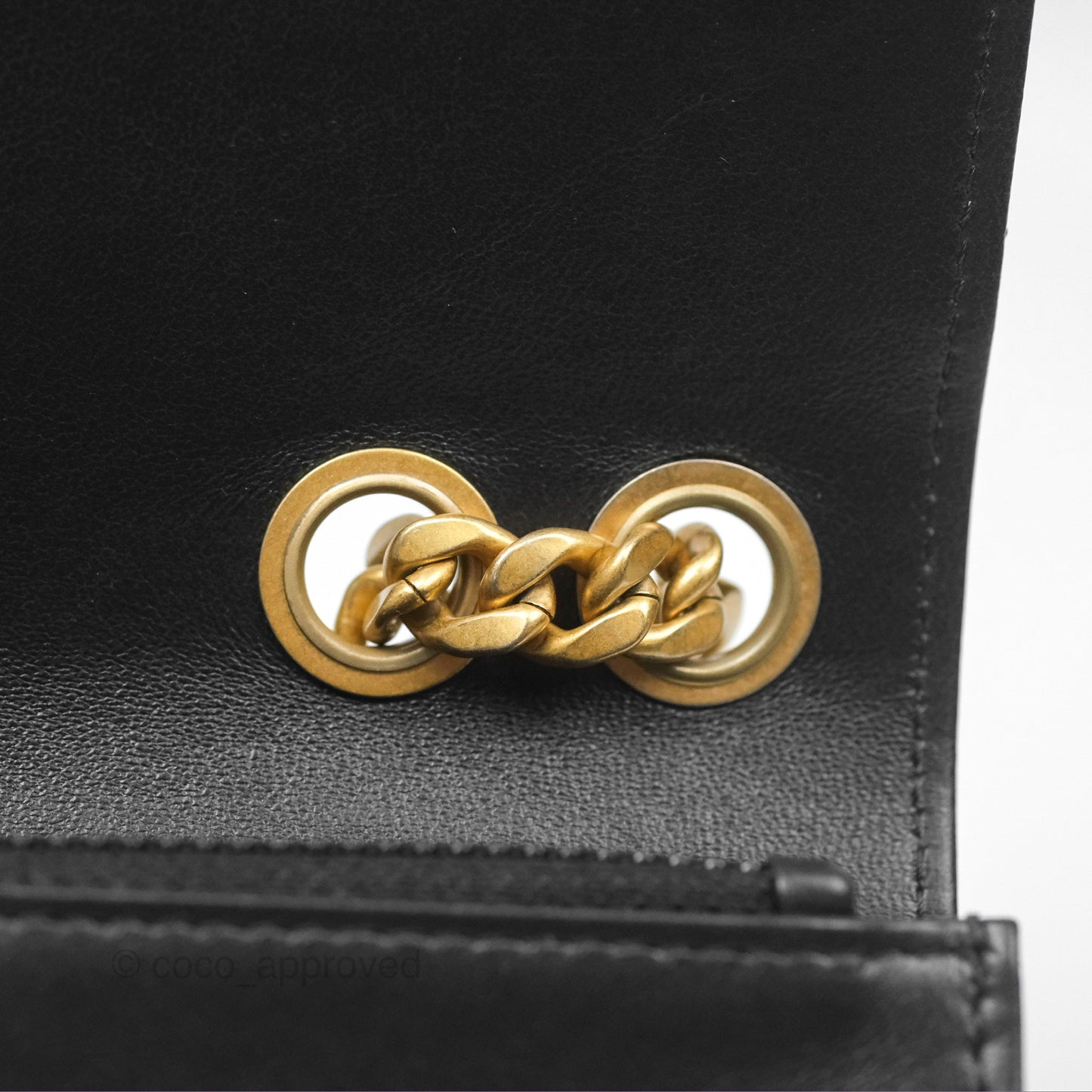 Chanel All Slide Wallet on Chain WOC Adjustable Chain Quilted Black Lambskin 22K