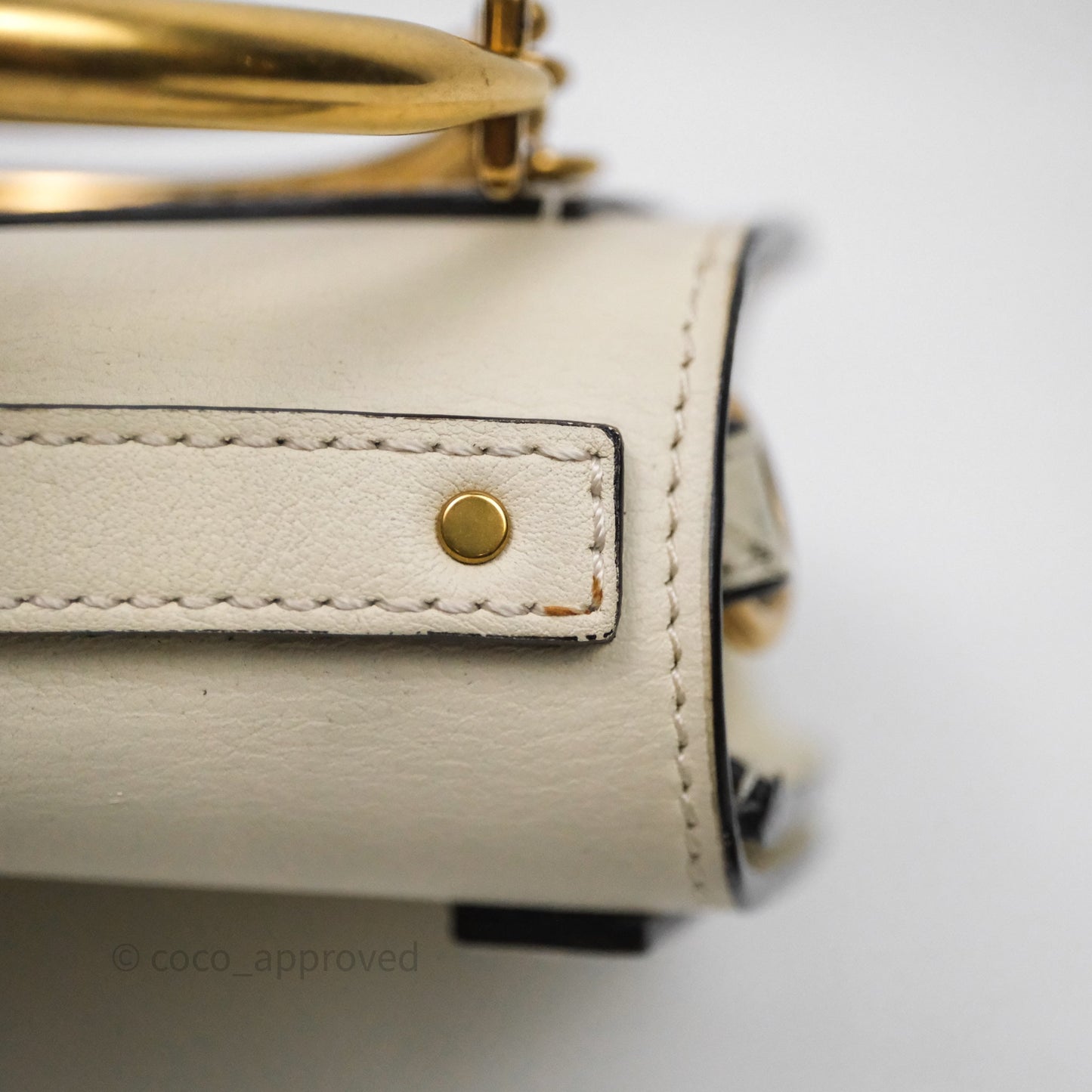 Chloé Nile Crossbody Bag White Calfskin