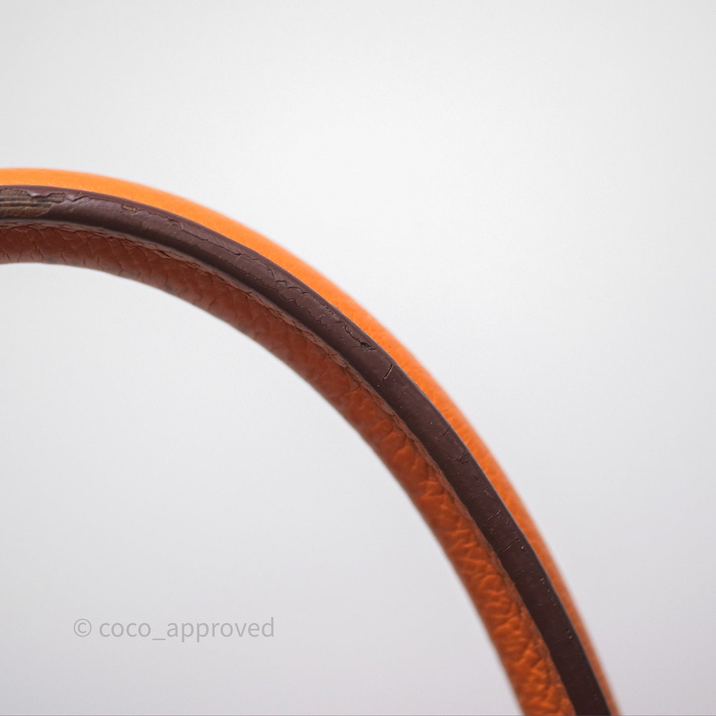 Hermès Birkin 30 Retourne Orange Epsom Palladium Hardware