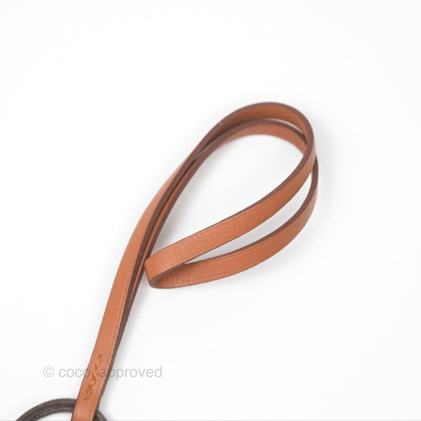 Hermès Orange Shopping Bag Charm